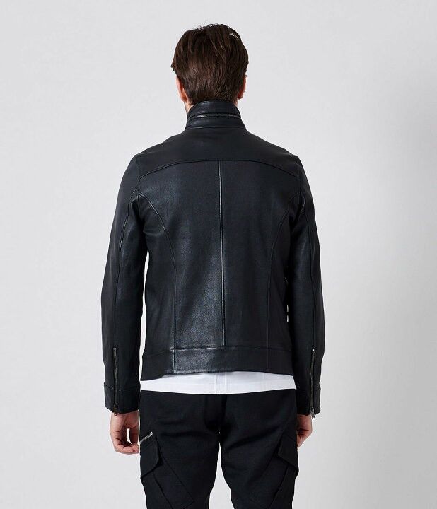junhashimoto SS2020 junhashimoto Stretch Inner Riders Leather Jacket Size US L / EU 52-54 / 3 - 3 Thumbnail