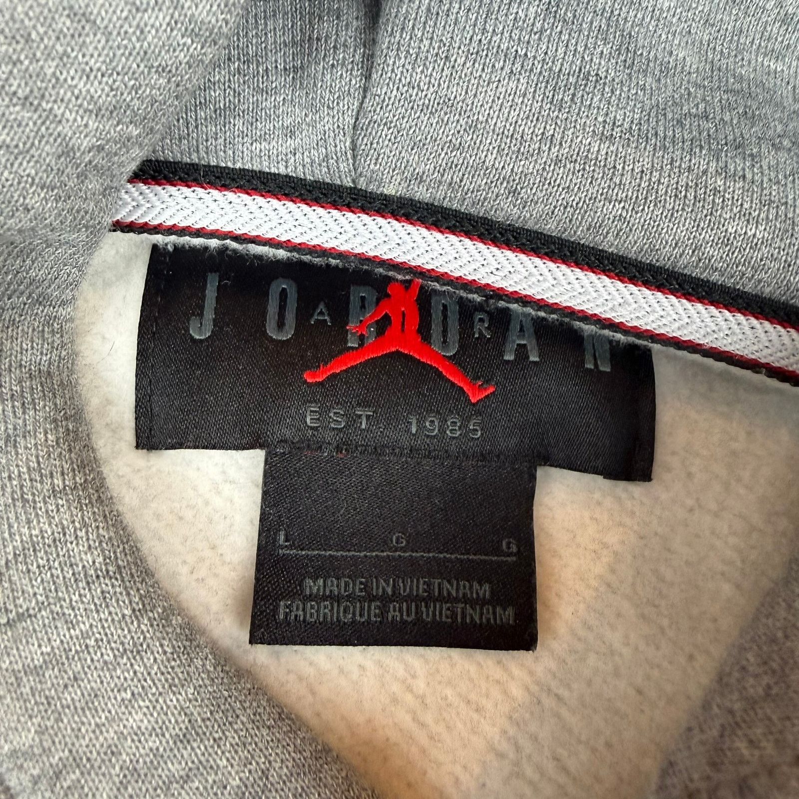 Jordan Brand Jordan Gray Hoodie Size L Size US L / EU 52-54 / 3 - 3 Thumbnail