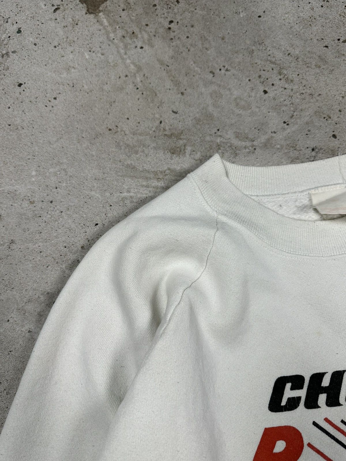 Vintage Vintage 90s Chicago Power Soccer MLS White Crewneck Sweat Size US L / EU 52-54 / 3 - 10 Thumbnail