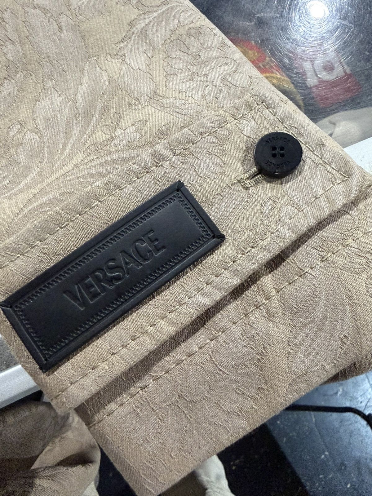 Versace Versace Barocco Jacquard Trench Coat Size XXL / US 16-18 / IT 52-54 - 9 Thumbnail
