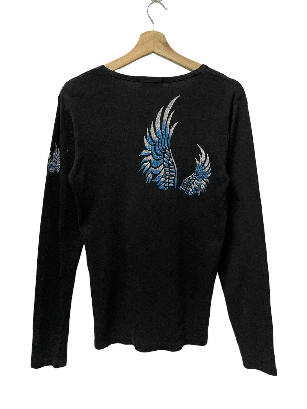 Beauty Beast × Hysteric Glamour × If Six Was Nine LAST DROP‼️Vintage Japanese Brand Wings Poem Longsleeve Size US M / EU 48-50 / 2 - 2 Thumbnail