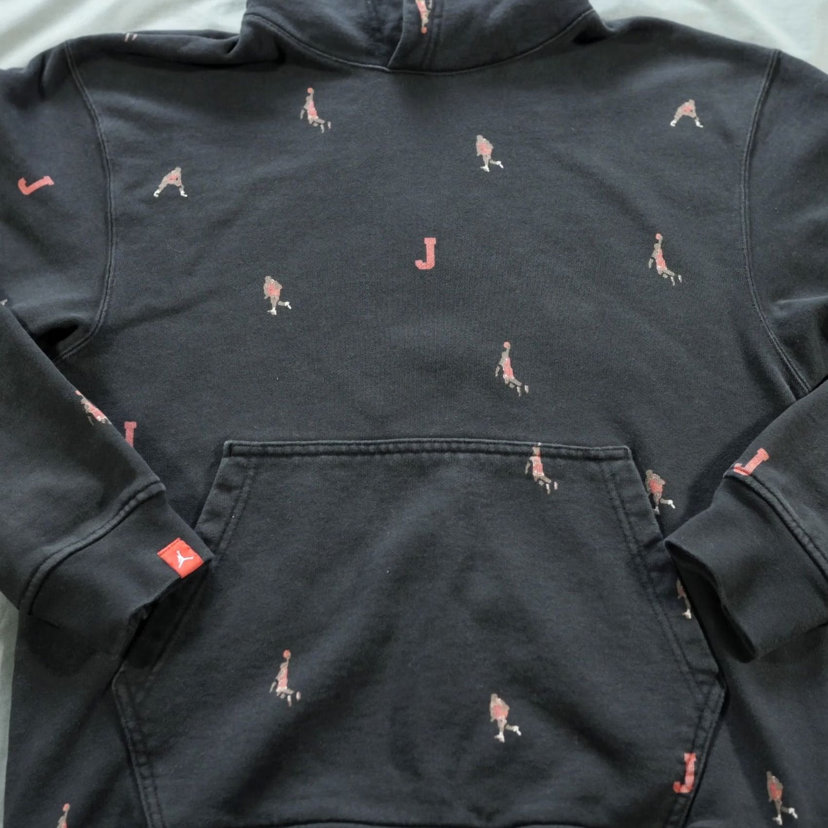 Jordan Brand Jordan Hoodie Mens Small Black Icon Essentials Sweatshirt Fleece Jumpman MJ 23 Size US S / EU 44-46 / 1 - 2 Thumbnail