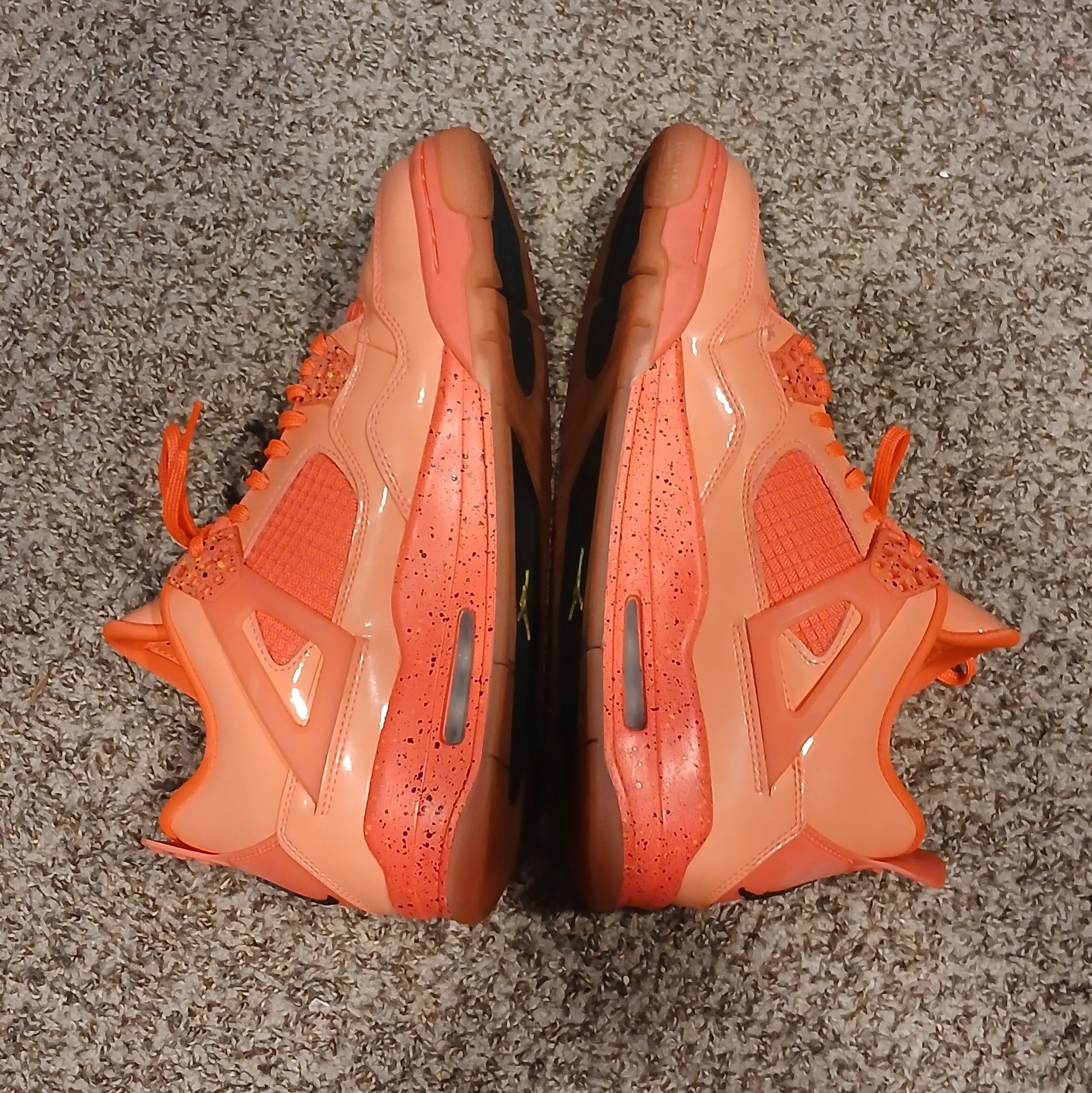 Jordan Brand Sz 12 - Jordan 4 Retro Hot Punch (Women's) Size US 12 / IT 42 - 3 Thumbnail