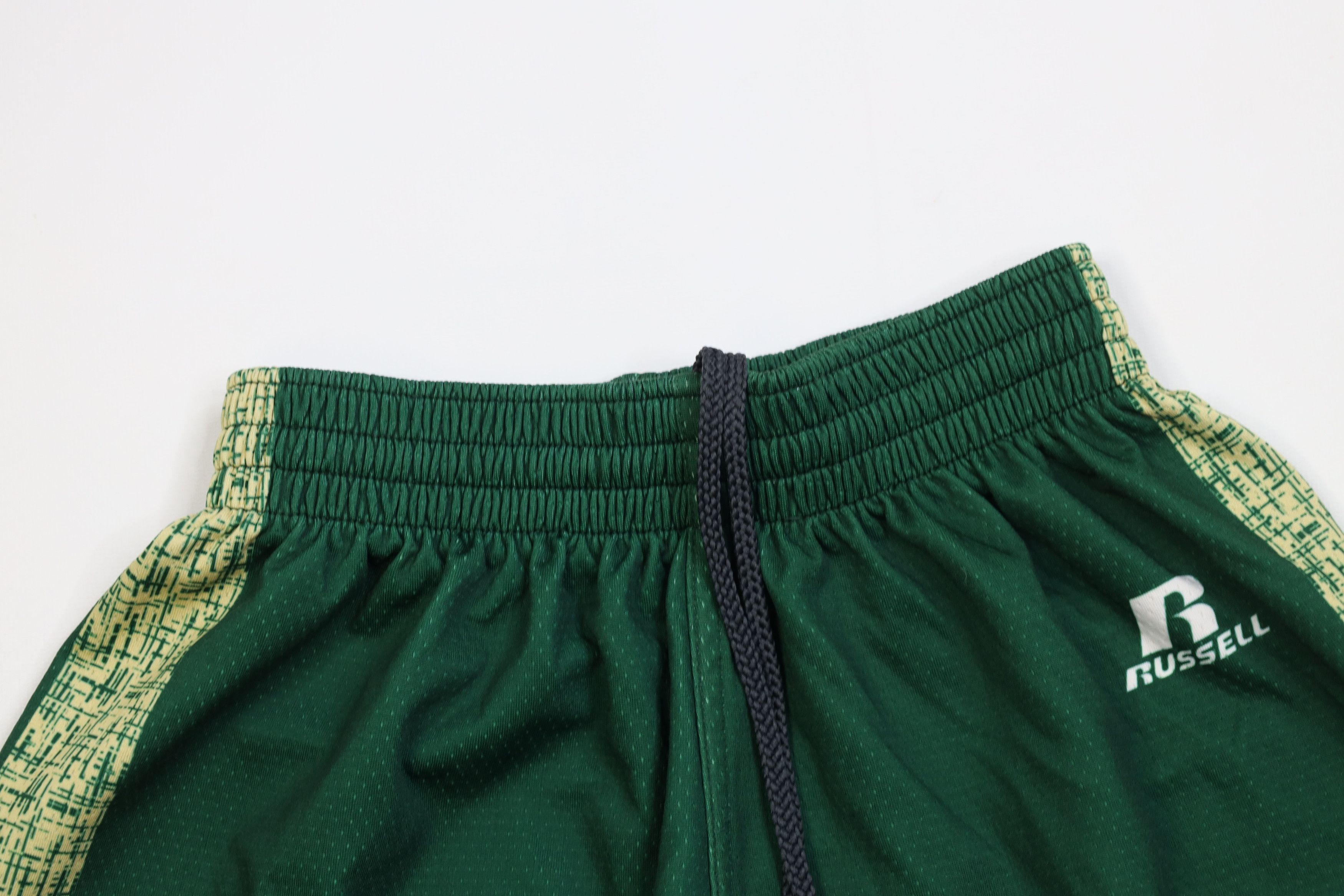 Russell Athletic Vintage 90s Y2K Russell Athletic Basketball Shorts Green Size US 30 / EU 46 - 2 Thumbnail