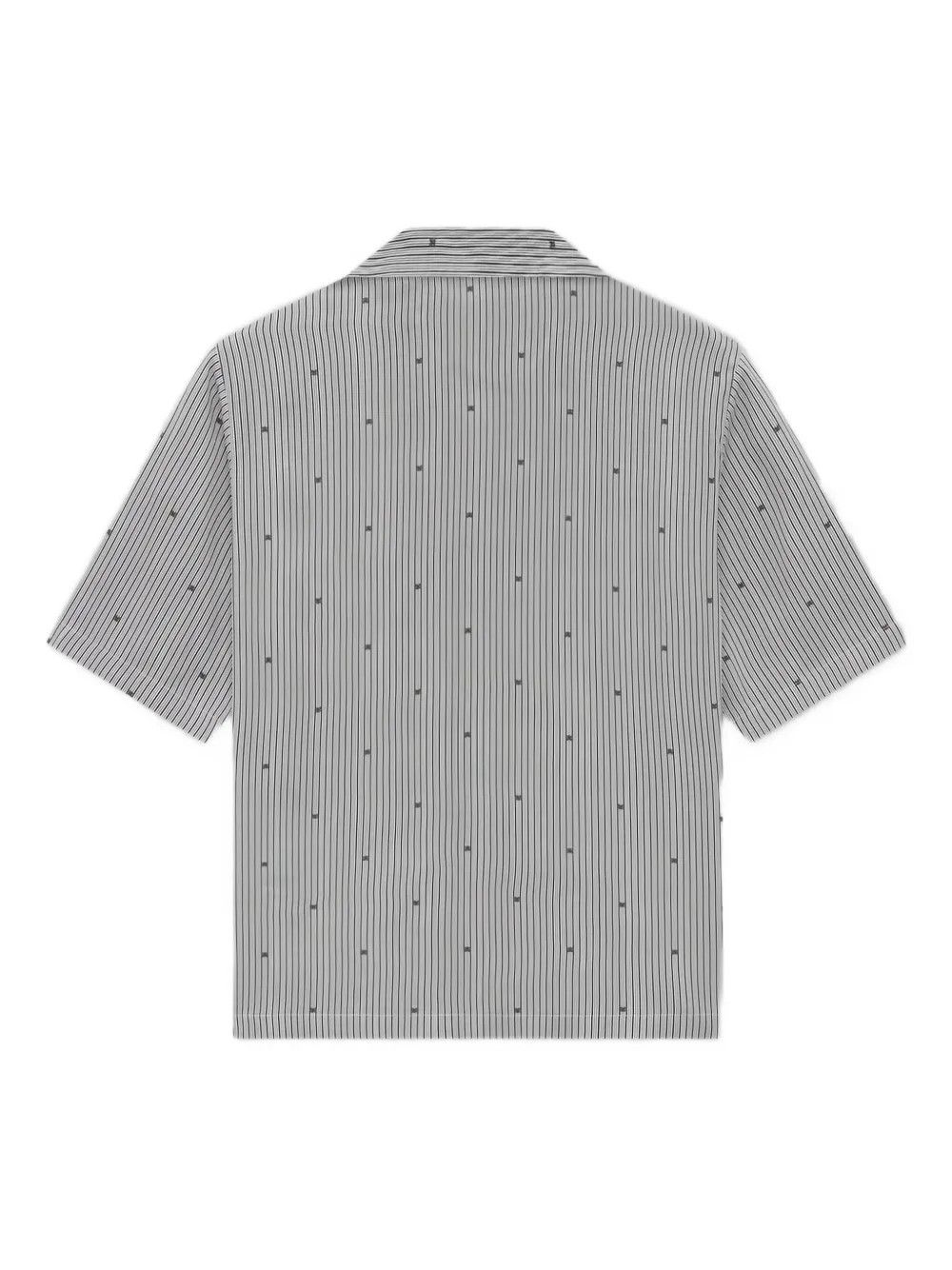 Amiri o1s1wg110526 Pinstripe Camp-Collar Shirt in Multicolor Size US S / EU 44-46 / 1 - 2 Thumbnail