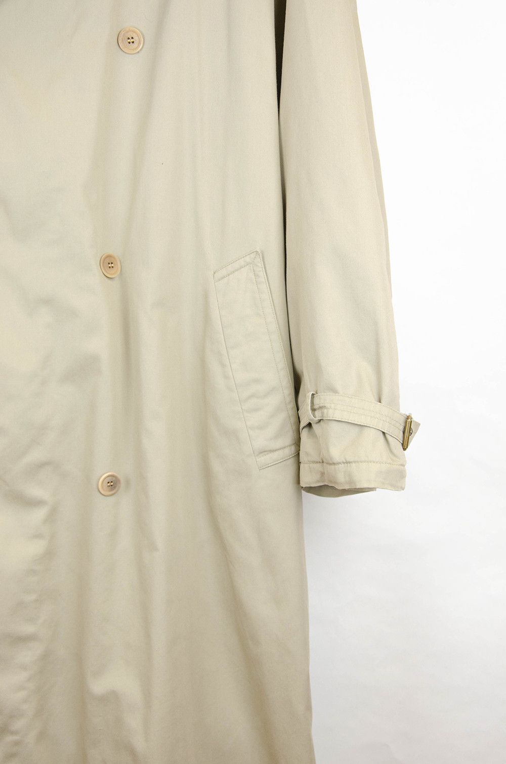 Herno Missoni Double Breasted Trench Coat Beige - Size 52R Size US L / EU 52-54 / 3 - 3 Thumbnail