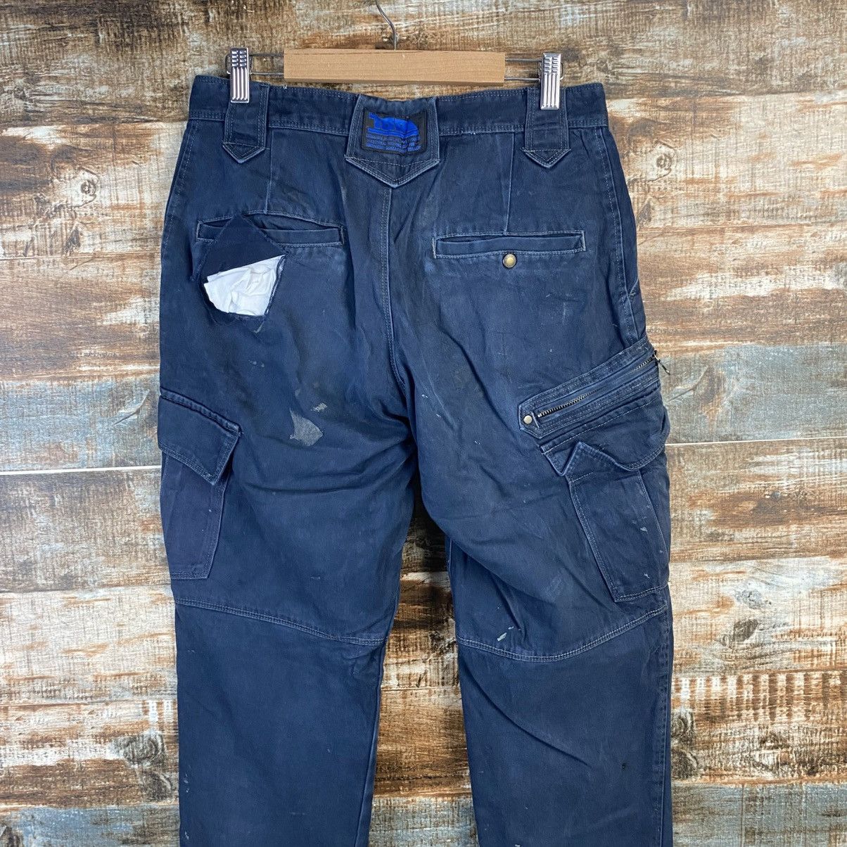 Japanese Brand DL Tora Dark Blue Cargo Multipocket Pants #C970 Size US 28 / EU 44 - 16 Thumbnail