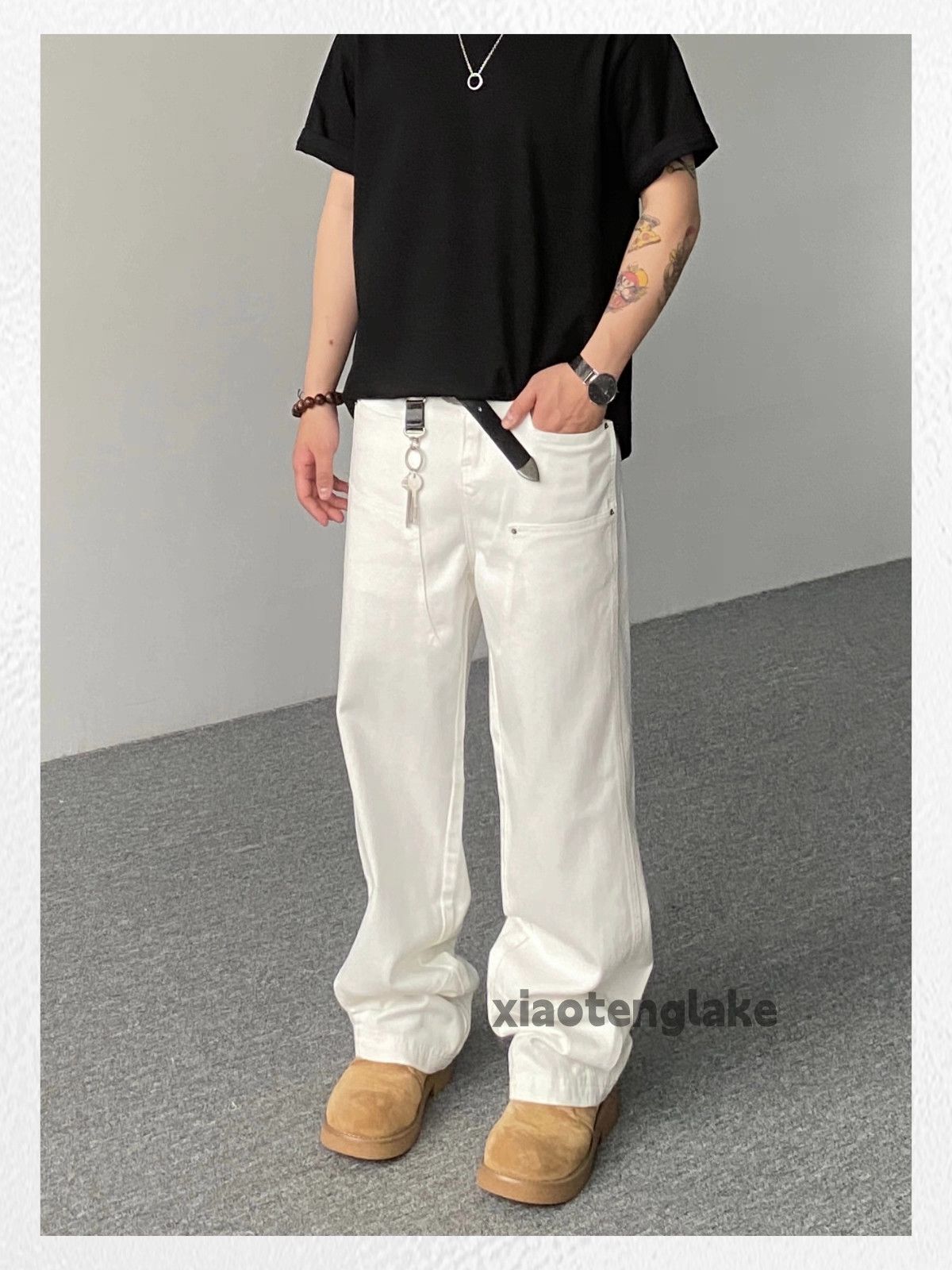 Vintage Unisex outdoor utility loose baggy hiphop cargo pants Size US 30 / EU 46 - 7 Thumbnail