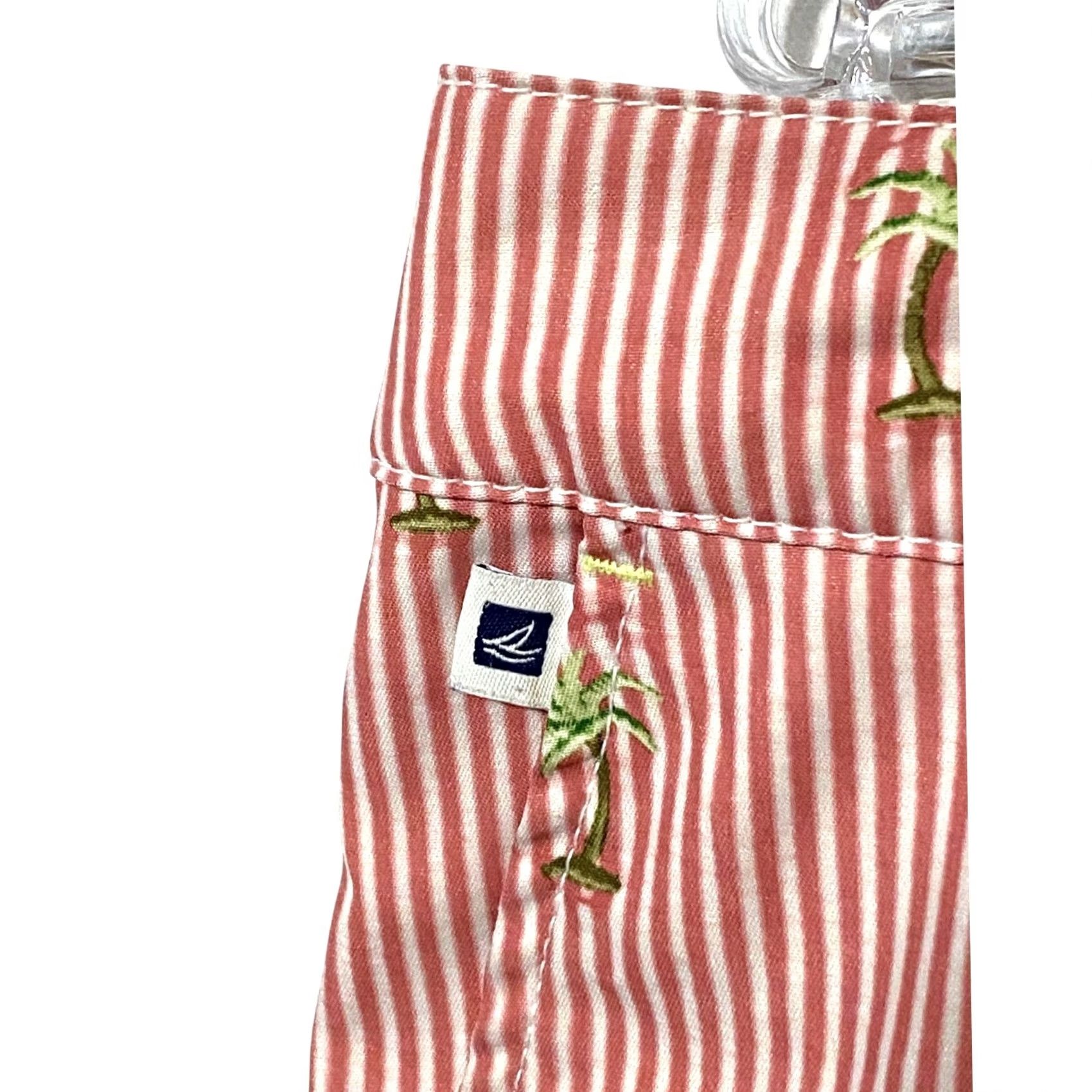 Sperry Sperry Palm Trees Red White Striped Swim Shorts Mens 32 Beach Vacation Resort Size US 32 / EU 48 - 3 Thumbnail