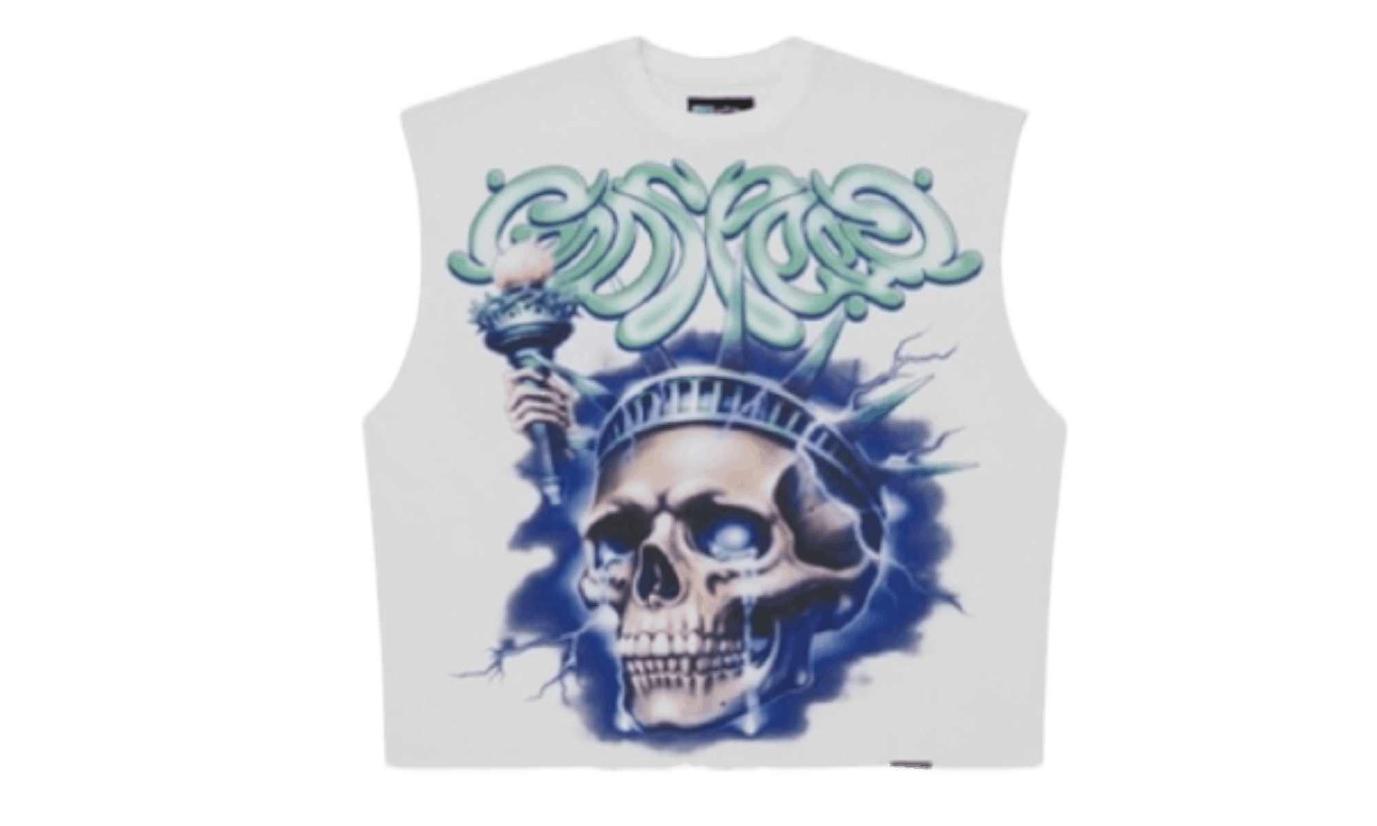 Godspeed Liberty Tears Sleeveless White T-Shirt Size US M / EU 48-50 / 2 - 1 Preview