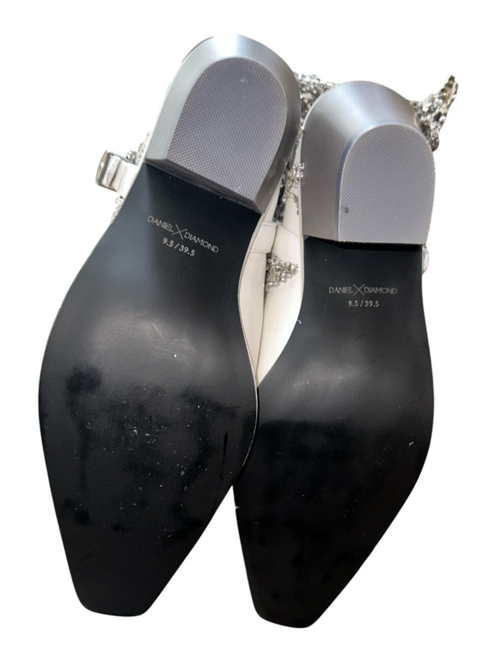 Other DanielXDiamond White Rhinestone Fringe Western Boots Snip T Size US 9.5 / IT 39.5 - 6 Thumbnail