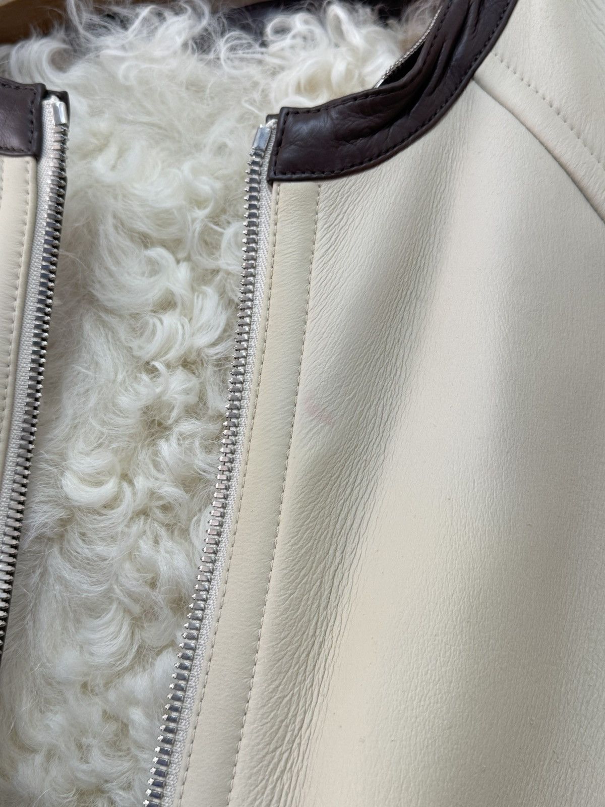 Hermes [sale] 22-23AW Hermes Leather Jacket (discoloured) Size US M / EU 48-50 / 2 - 17 Thumbnail