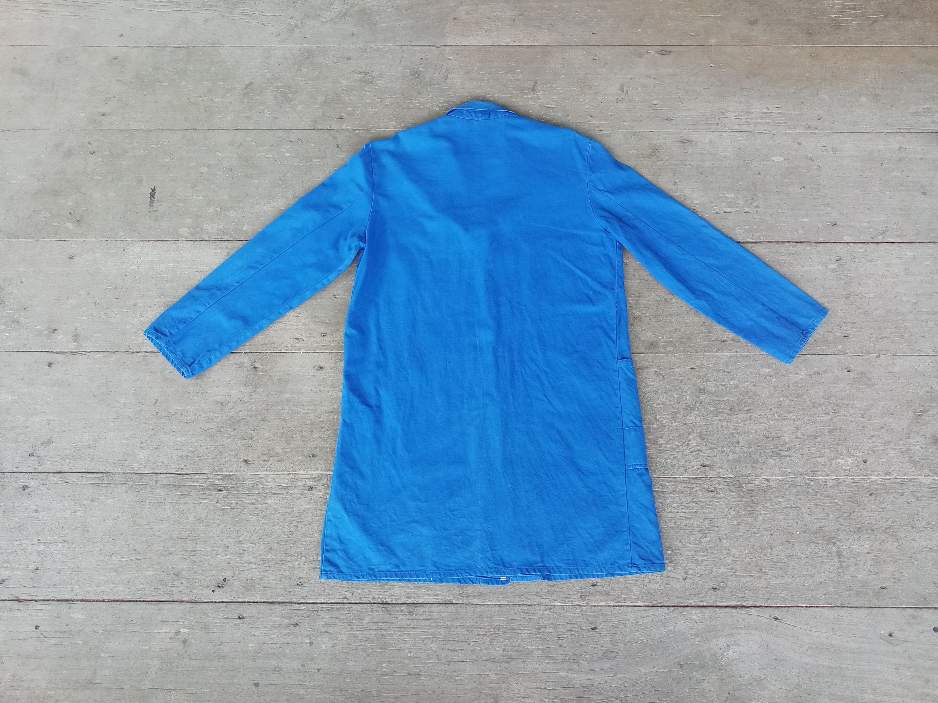 French Connection VTG 70s KLM Kleding Sanfor size 52 ,L,French work jacket Size US L / EU 52-54 / 3 - 6 Thumbnail