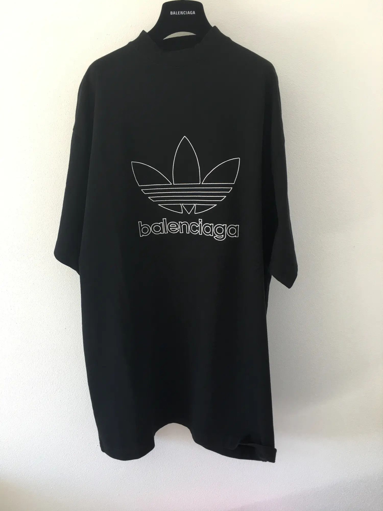 Adidas × Balenciaga T-shirt Logo Print Size US M / EU 48-50 / 2 - 1 Thumbnail