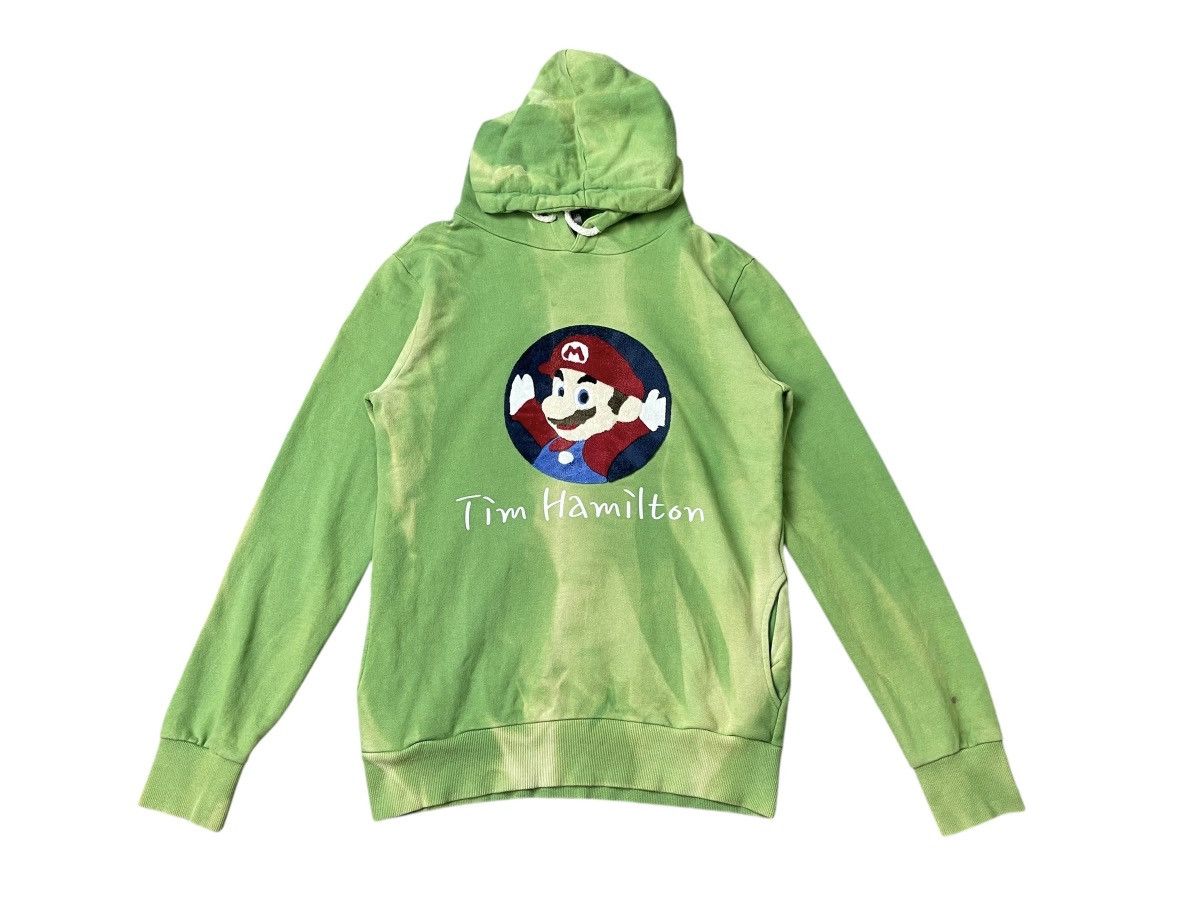 Tim Hamilton Vintage Super Mario Tim Hamilton Embroidered Tie Dye Hoodie Size US M / EU 48-50 / 2 - 1 Thumbnail