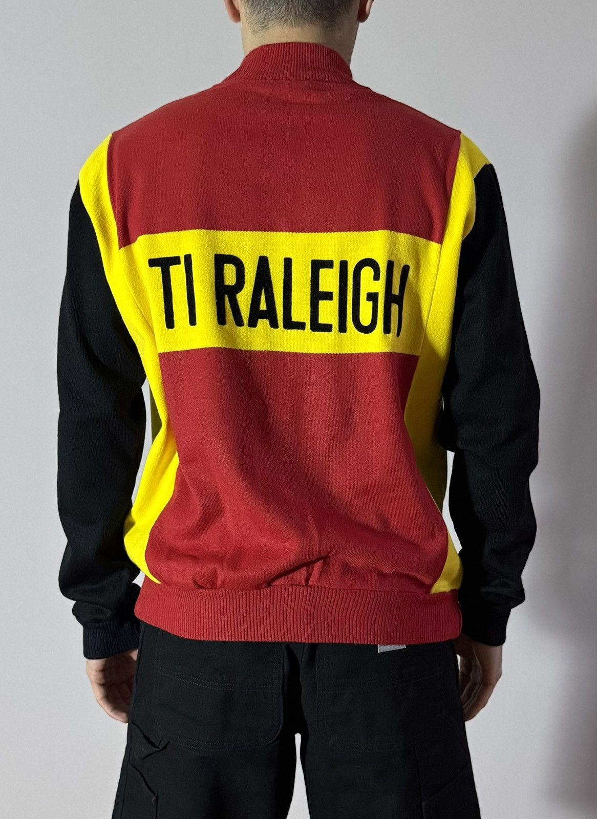 Bicycle Vintage 80's Retro Ti Raleigh Campagnolo Cycling Zip Jersey Size US M / EU 48-50 / 2 - 4 Thumbnail