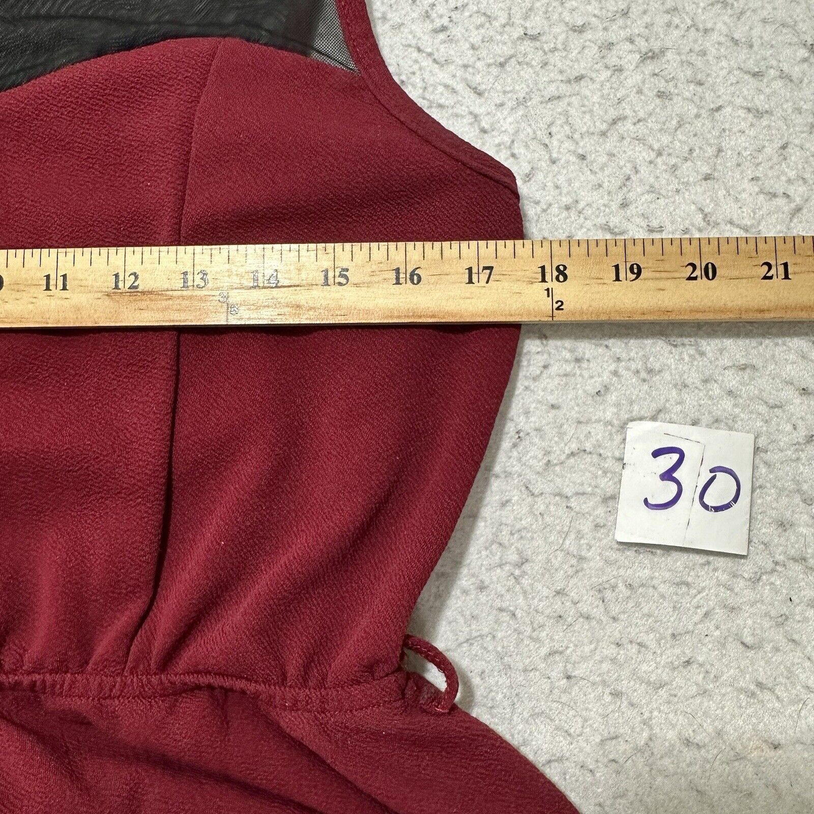 Other Rue21 XL Fit And Flare Maroon Mini Dress Sweetheart Size XL / US 12-14 / IT 48-50 - 6 Thumbnail