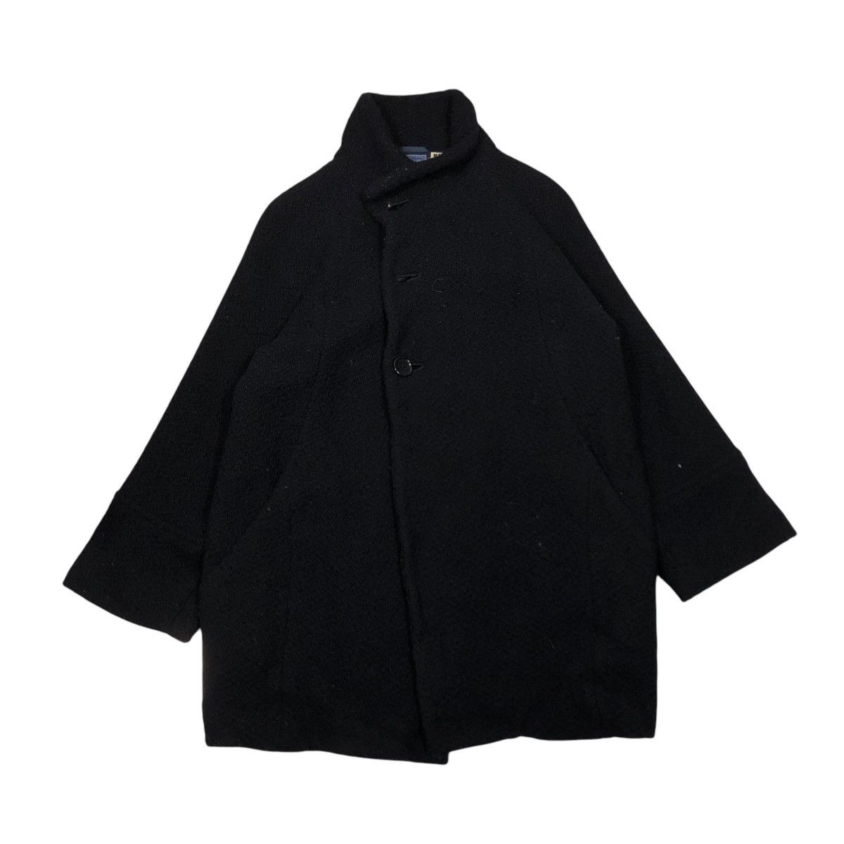 Blue Blue Japan 🔥VINTAGE WOOL JACKET TURTLE COLLAR BLUE BLUE JAPAN ARIGATO Size US M / EU 48-50 / 2 - 1 Thumbnail