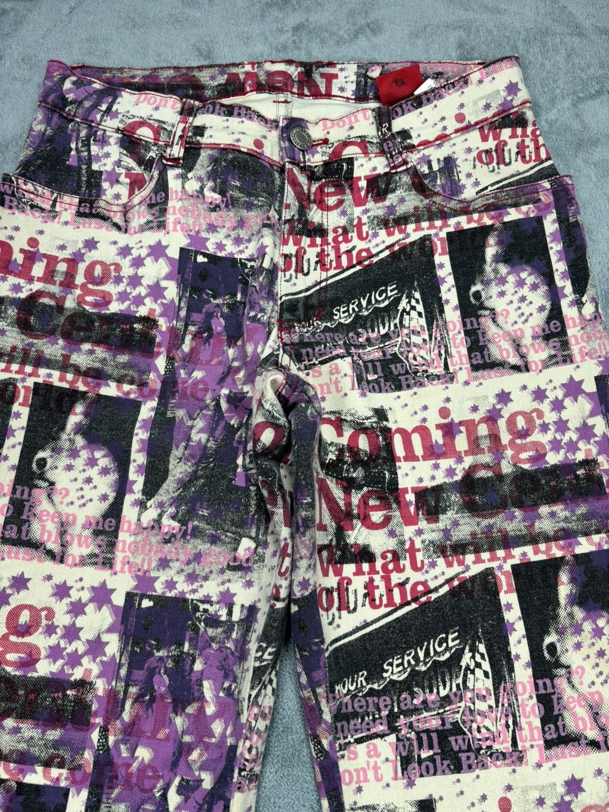 14th Addiction Algonouins Flared Fullprint Pants. S0272 Size US 26 / EU 42 - 4 Thumbnail