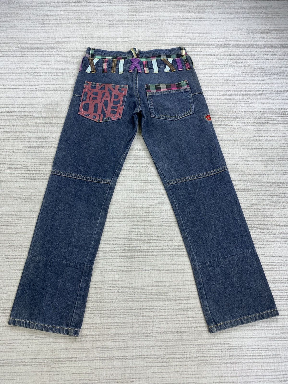 Hysteric Glamour Vintage Corn Flake Jeans Double Waist Rare Denim Jeans Size US 31 - 1 Thumbnail