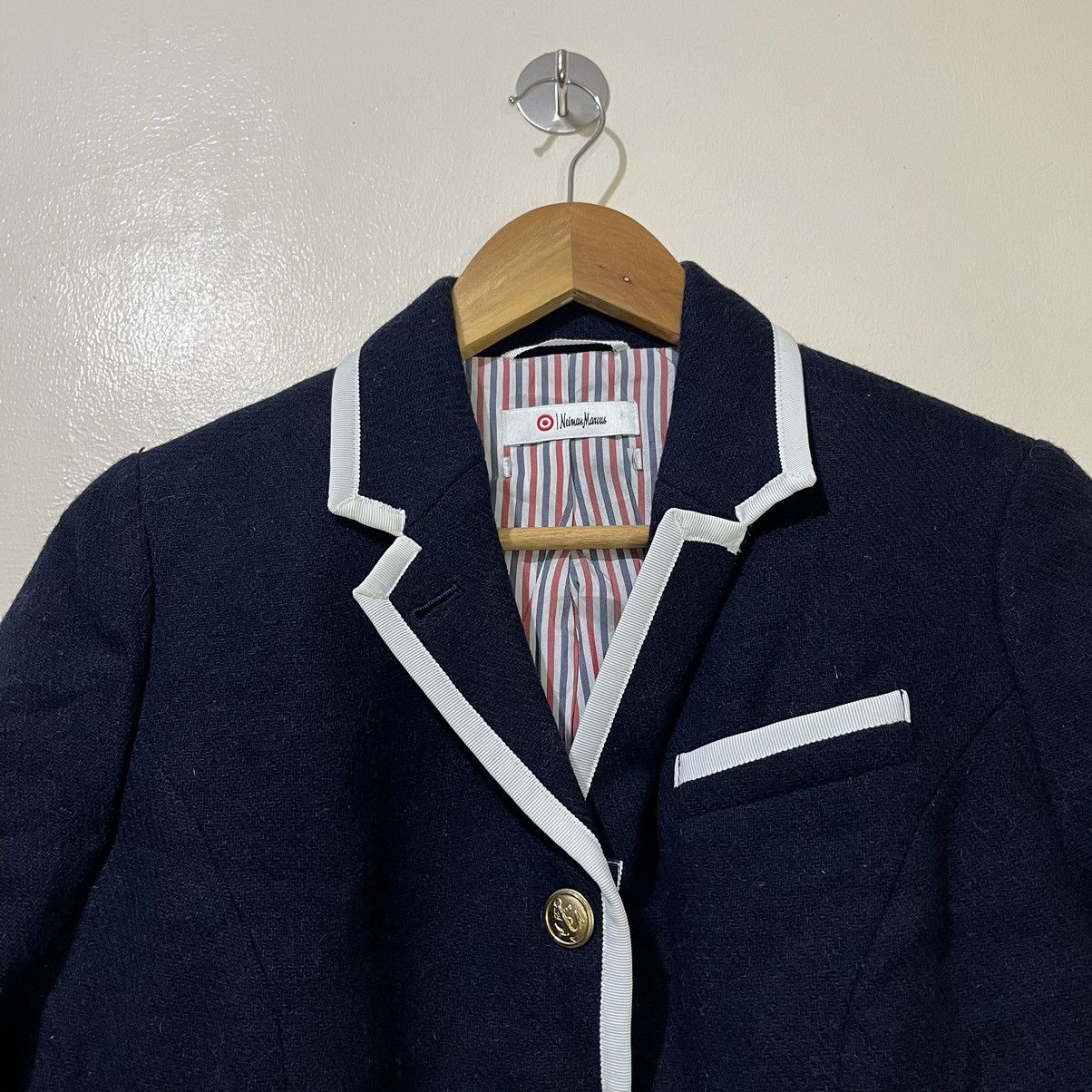 Neiman Marcus × Thom Browne Thom Browne - Neiman Marcus Women's Blazer Size L / US 10 / IT 46 - 2 Thumbnail
