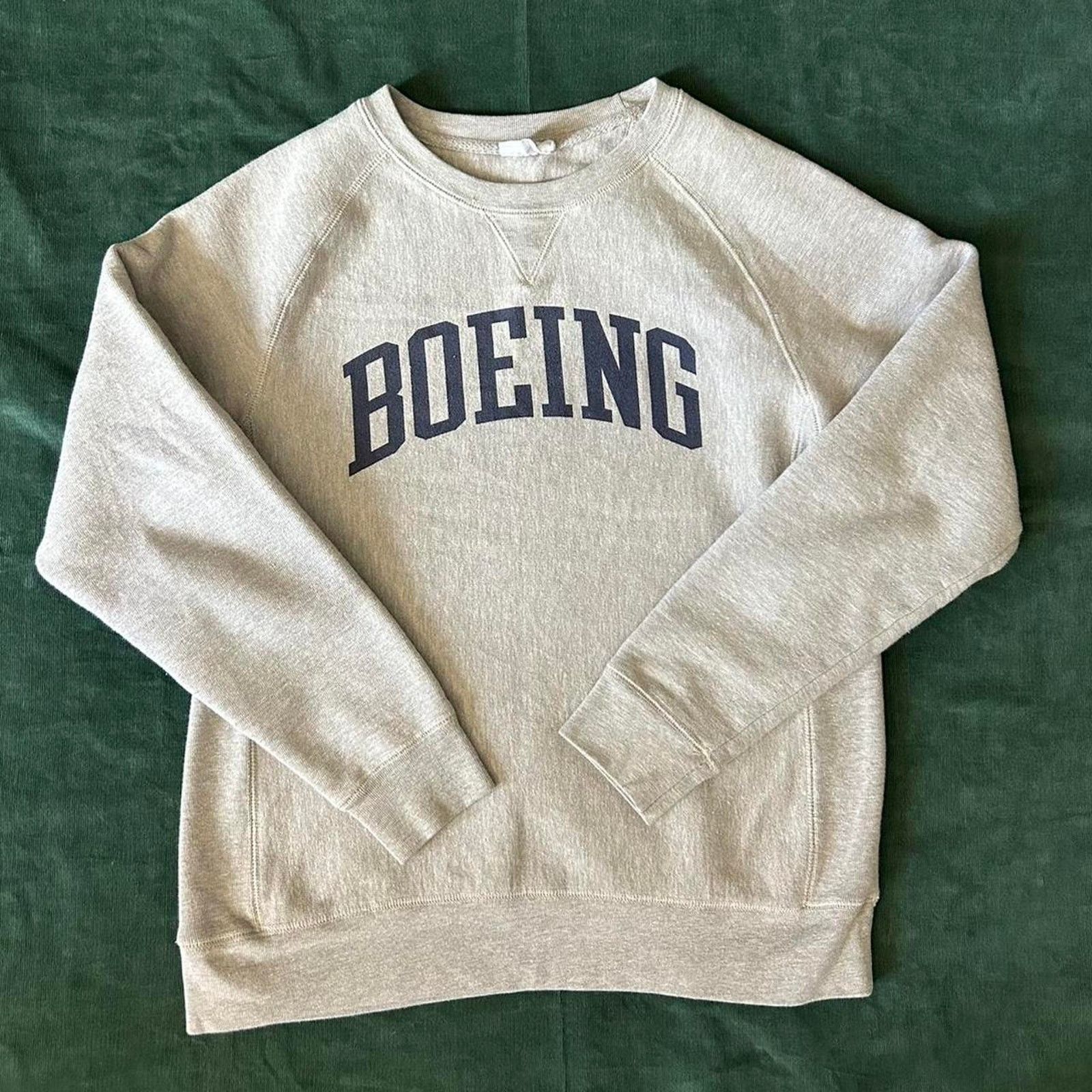Champion vintage Boeing crewneck sweatshirt Size L / US 10 / IT 46 - 1 Thumbnail