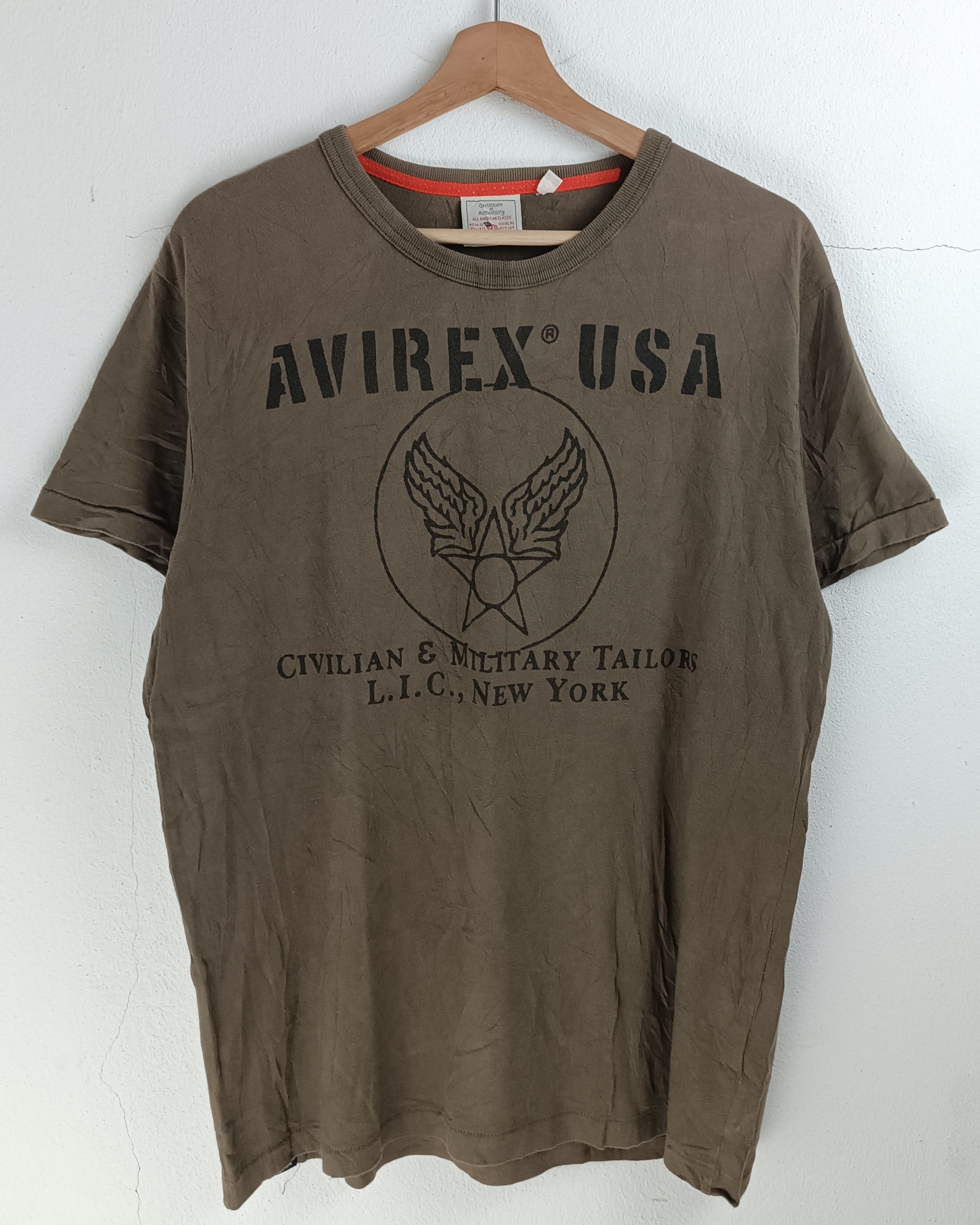 Avirex VINTAGE AVIREX USA SINGLE STITCH ARMY MARINES VERY RARE Size US L / EU 52-54 / 3 - 3 Thumbnail