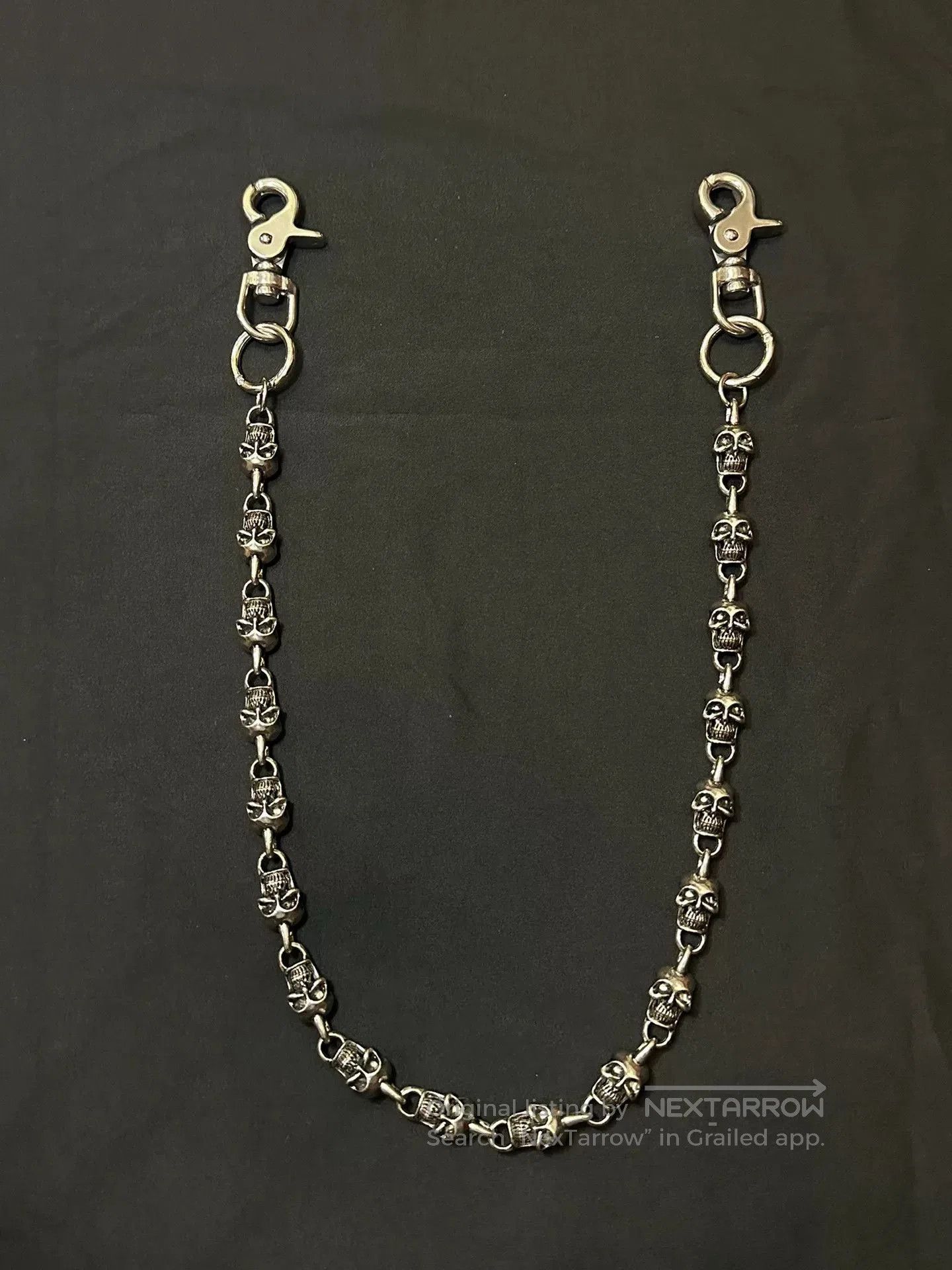 Vintage vintage skull chain accessory from 90s japan. Size ONE SIZE - 1 Thumbnail