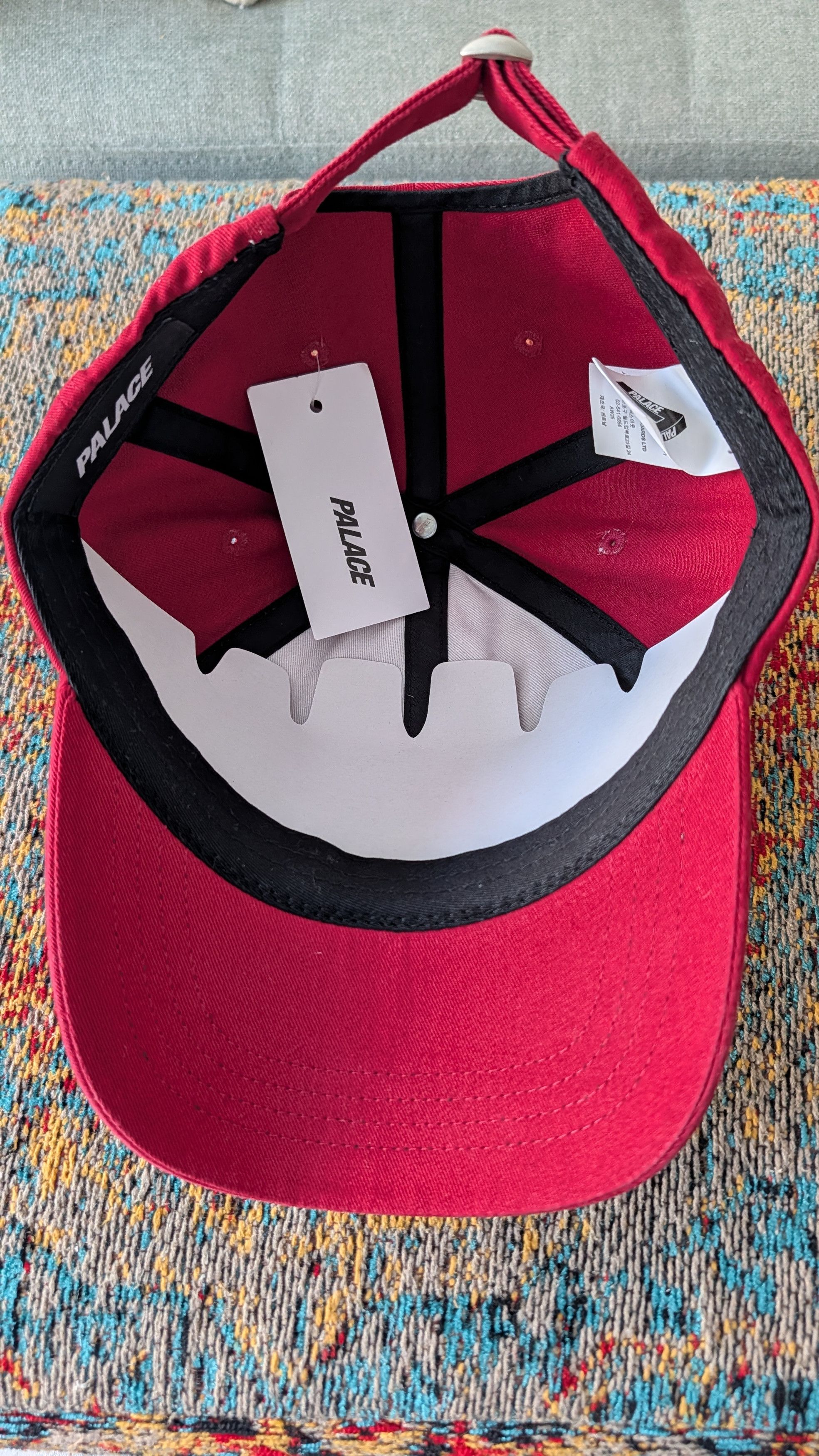 Palace Palace P 6-Panel Cap - Red - BRAND NEW Size ONE SIZE - 3 Thumbnail