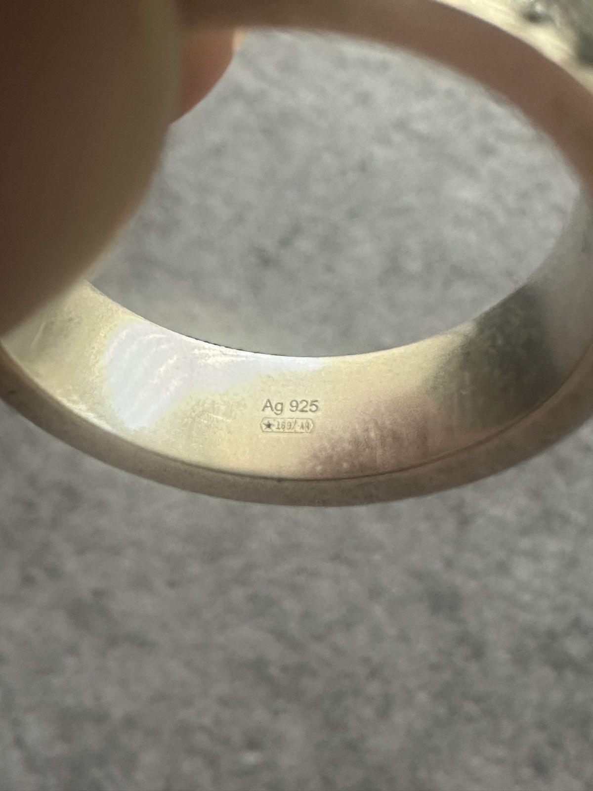 Gucci Gucci Interlocking G Sterling Silver Ring in Sz 9 Size ONE SIZE - 10 Thumbnail