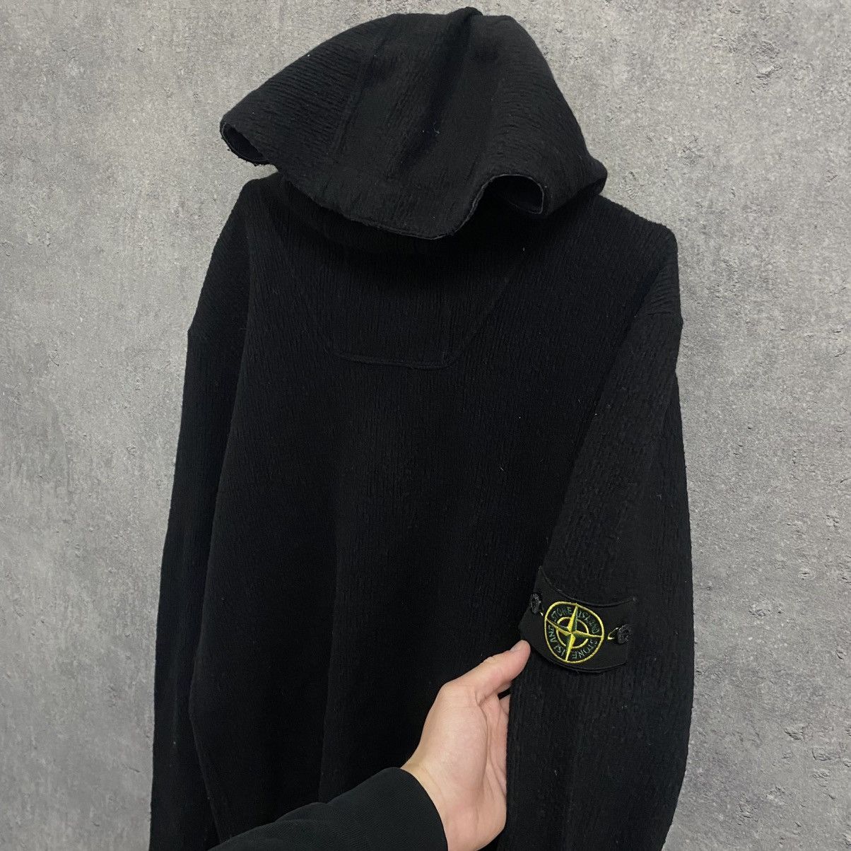 Stone Island Vintage 90s Stone Island Wool Hoodie Sweater Y2k Size US L / EU 52-54 / 3 - 7 Thumbnail