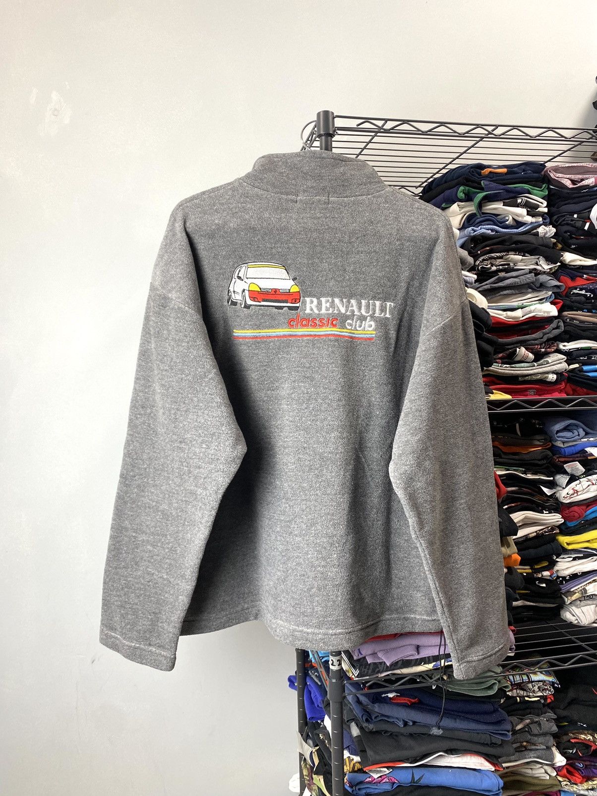 Vintage Vintage Pirelli Renault Club Fleece Jacket Racing Nascar Size US M / EU 48-50 / 2 - 2 Thumbnail