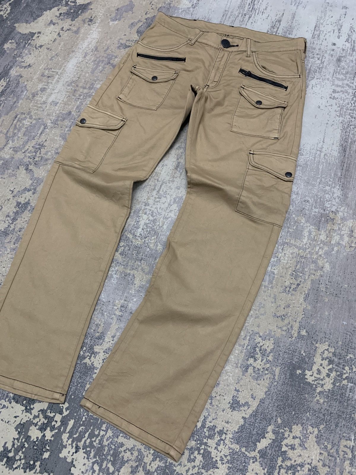 If Six Was Nine Japanese Lee Multipocket Cargo pant ifsixwasnine style Size US 33 - 5 Thumbnail