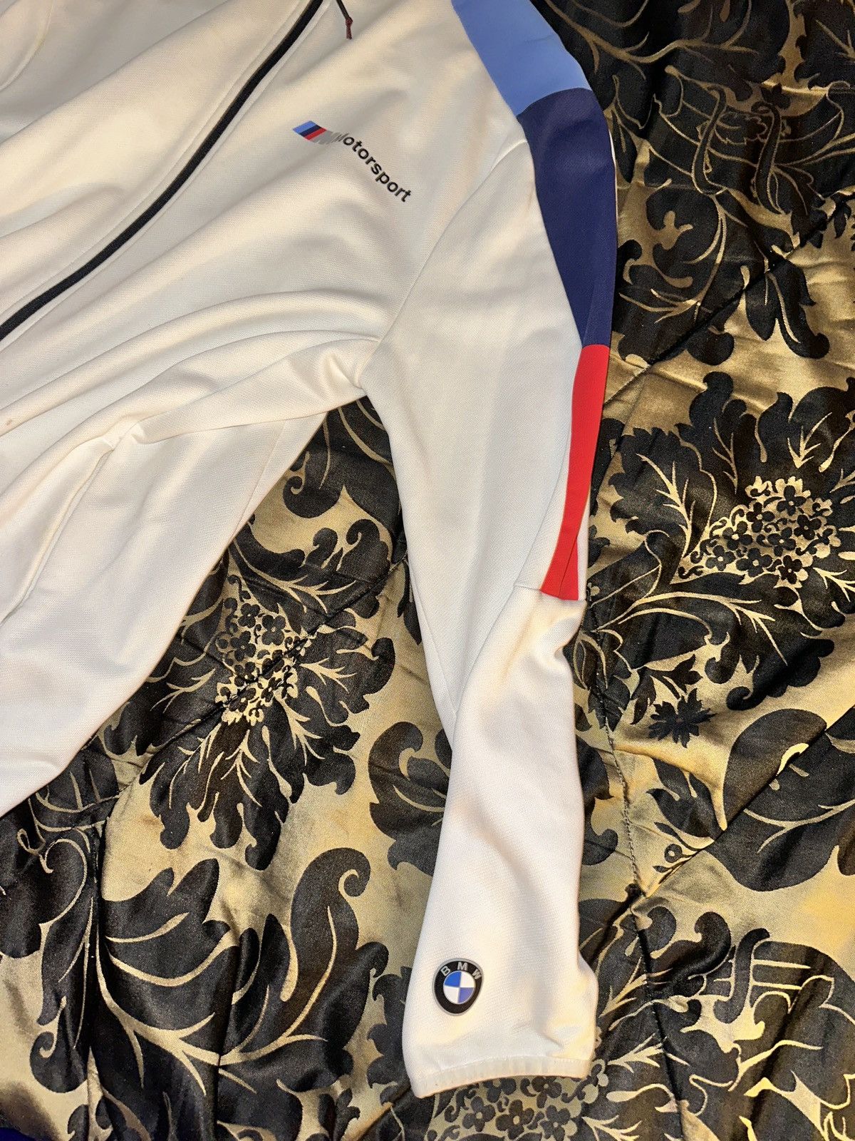 BMW × Puma BMW MotorSport white and blue zip up Jacket Size US L / EU 52-54 / 3 - 3 Thumbnail