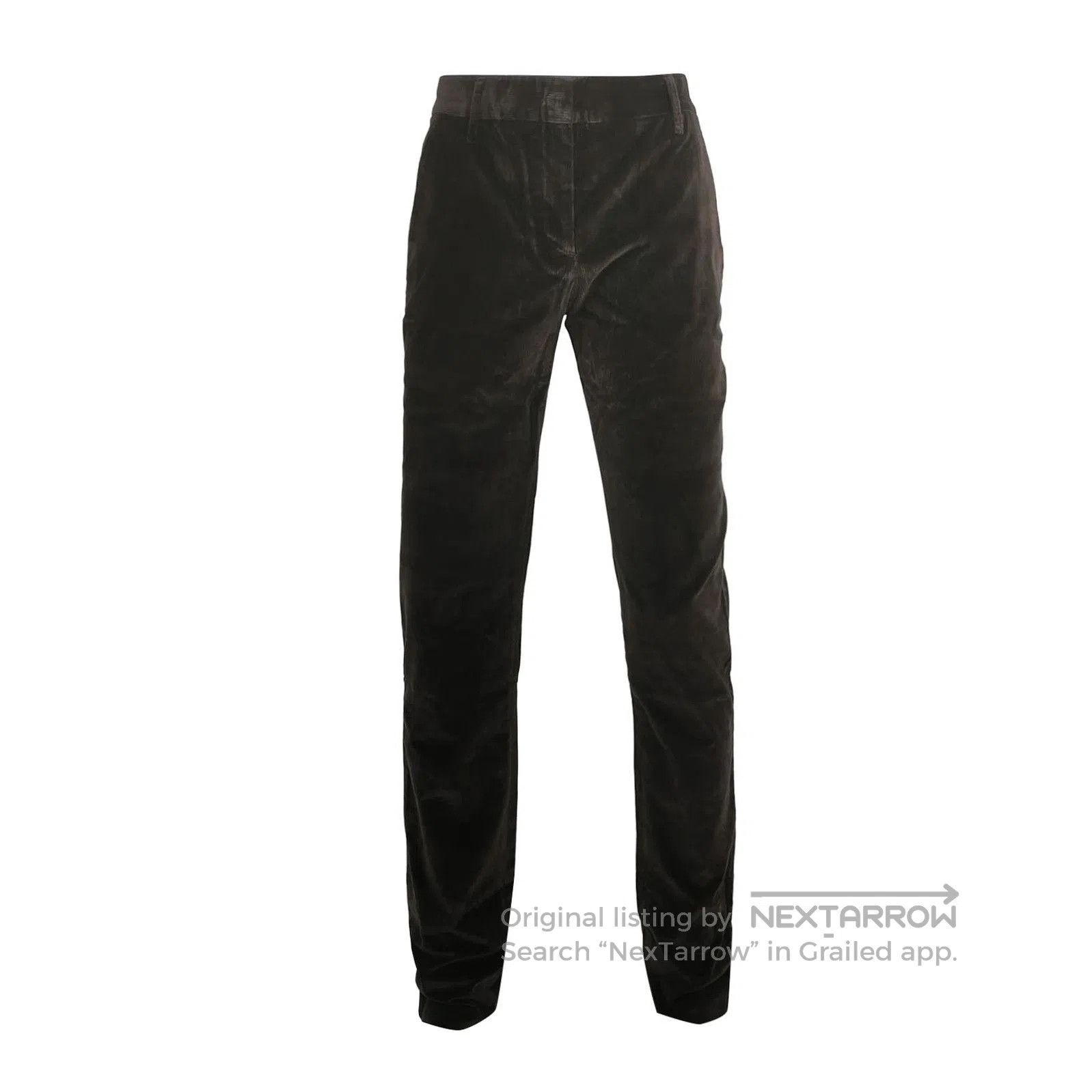 Prada Prada Cotton Straight Leg Trousers in Dark Color . Size 41" - 1 Thumbnail
