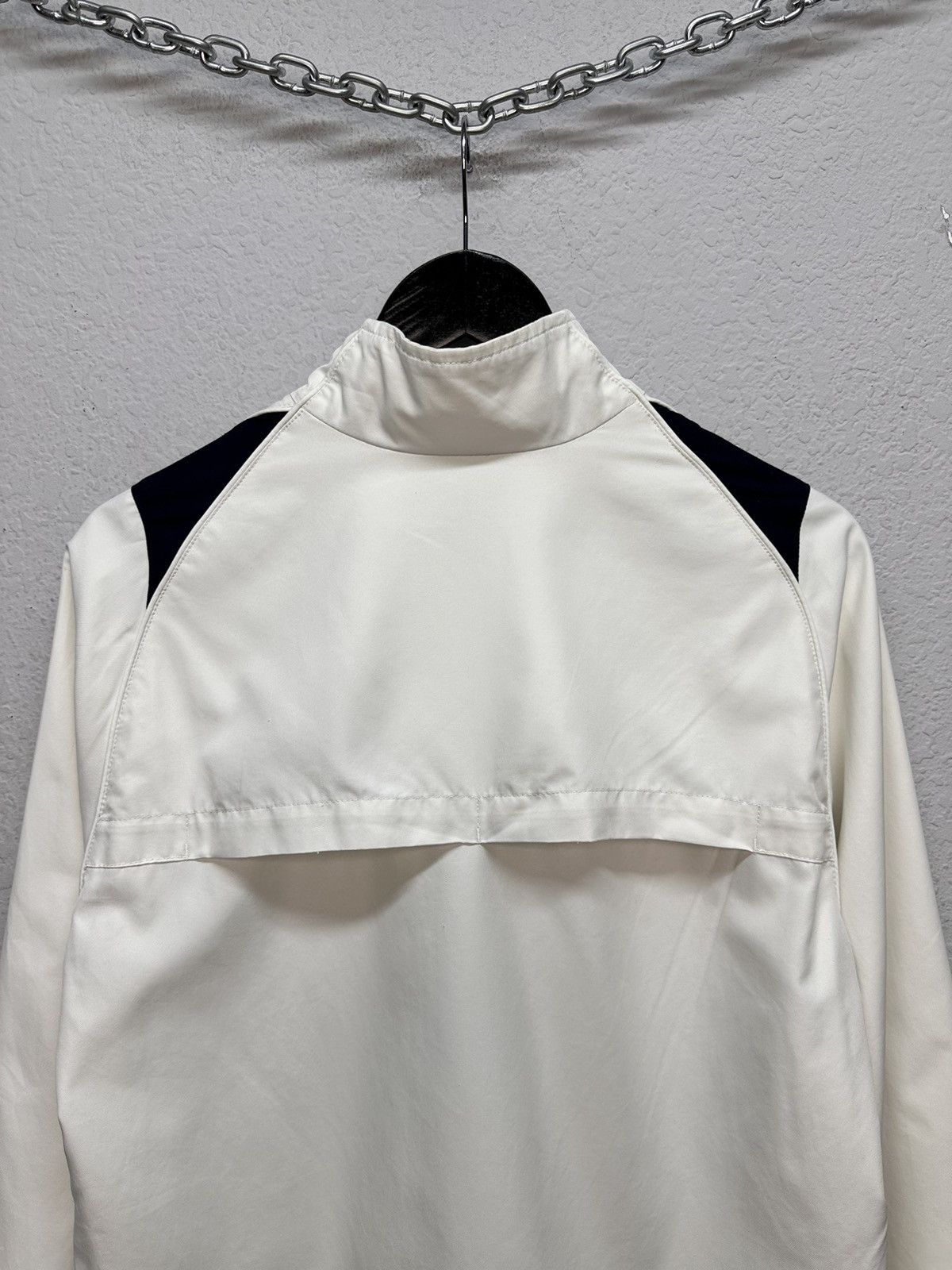 Nike Rare Nike white track jacket minimal Y2K Nylon streetwear Size US S / EU 44-46 / 1 - 13 Thumbnail