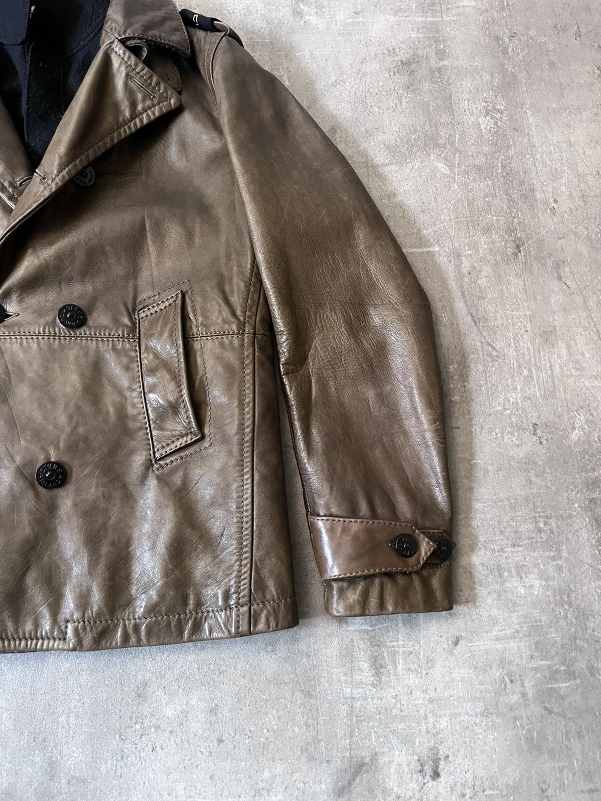 Stone Island Stone Island A/W 2008 2 in 1 leather jacket coat Size US M / EU 48-50 / 2 - 4 Thumbnail