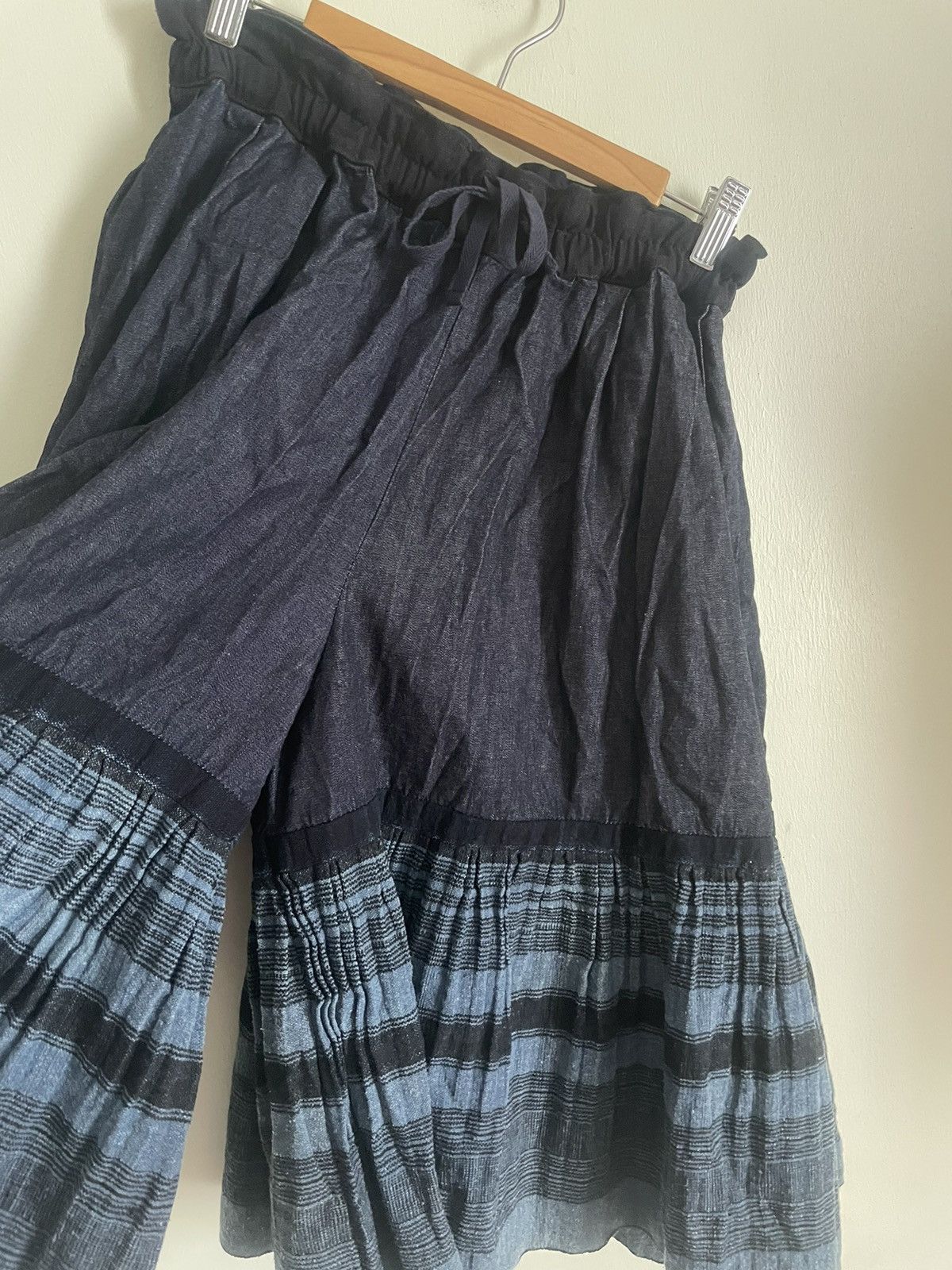 TIGRE BROCANTE Tigre Brocante Indigo Wide Leg Pants Size 26" / US 2 / IT 38 - 3 Thumbnail