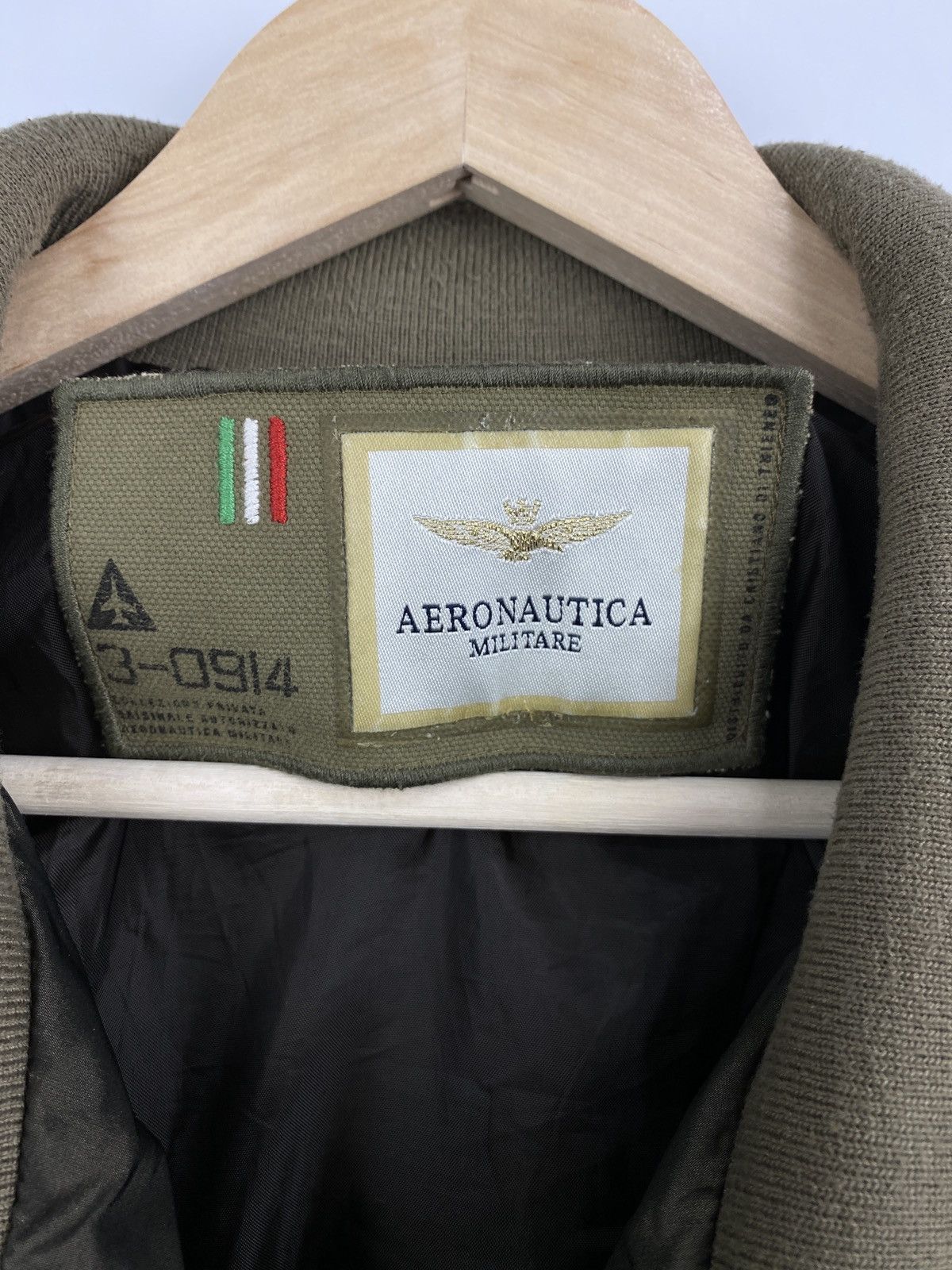 Aeronautica Militare 🇺🇸 Vintage Aeronautica Militare Aviation Bomber Patchwork Y2K Size US XL / EU 56 / 4 - 5 Thumbnail