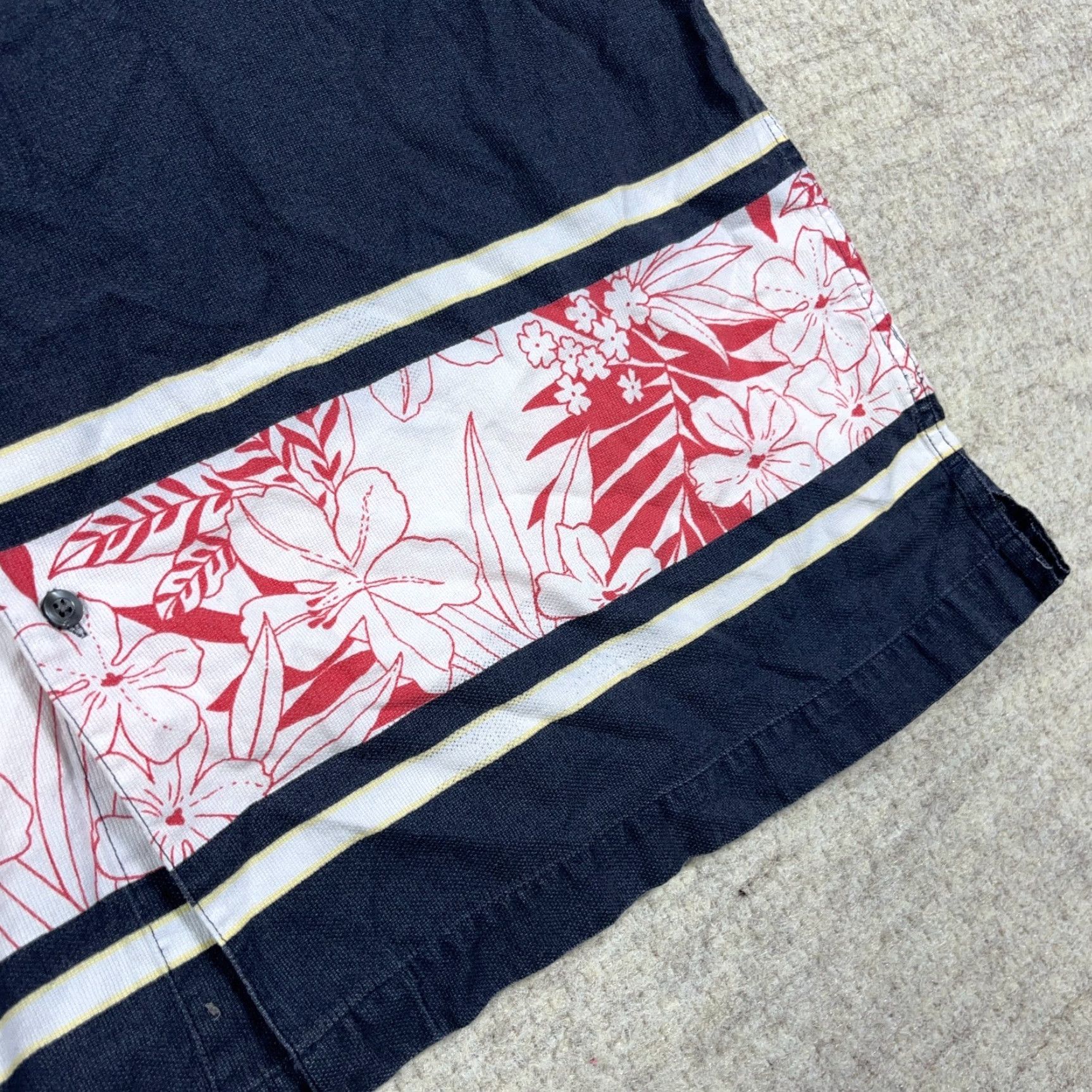 Chaps VINTAGE Chaps Ralph Lauren Shirt Men XL Button Up Floral Hawaiian 90s Canvas Blue Size US XL / EU 56 / 4 - 5 Thumbnail