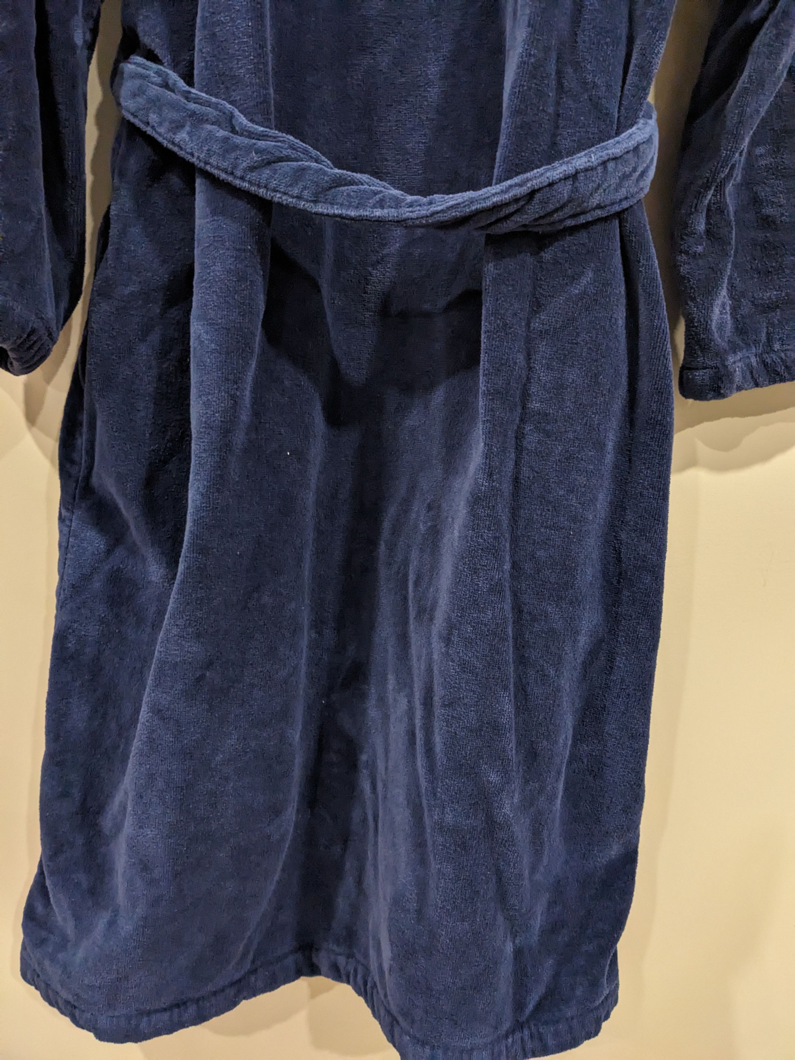 Polo Ralph Lauren Polo Ralph Lauren Blue Terry Cloth Robe Bathrobe Mens Small Size US S / EU 44-46 / 1 - 9 Thumbnail