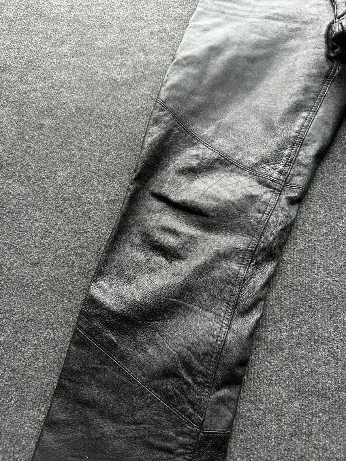 Apollo APOLLO 🚨SWISS DESIGN leather pants motorcycles LUXURY Y2K Size 27" / US 4 / IT 40 - 4 Thumbnail