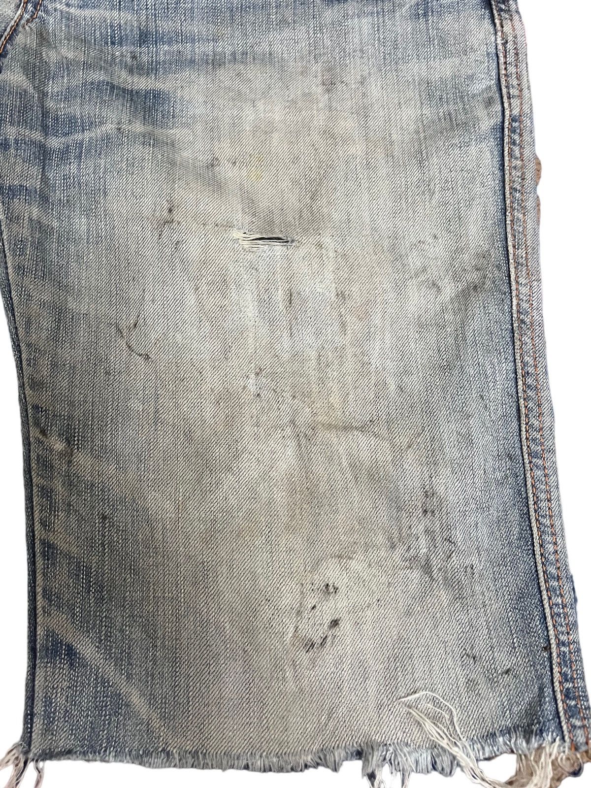 Edwin × Japanese Brand Vintage Edwin 503 blue Trip Distressed Style Denim Size US 30 / EU 46 - 3 Thumbnail