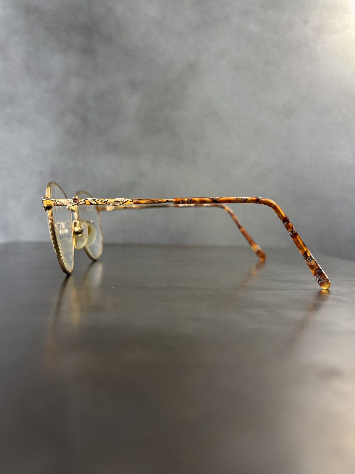 Vintage Vintage Laura Ashley Eyeglasses Frames 1980s 1990s Metal Big Size ONE SIZE - 8 Thumbnail