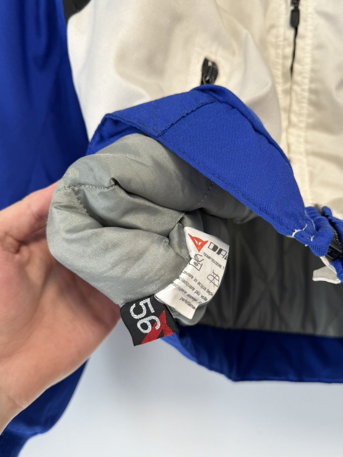 Dainese Vintage Dainese Vest Jacket Blue Full Zip Moto Racing Size US XL / EU 56 / 4 - 14 Thumbnail