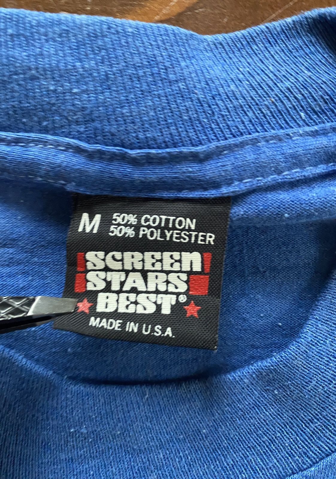 NHL Vintage 80’s St. Louis Blues Single Stitch Screen Stars Tee Size US S / EU 44-46 / 1 - 9 Thumbnail