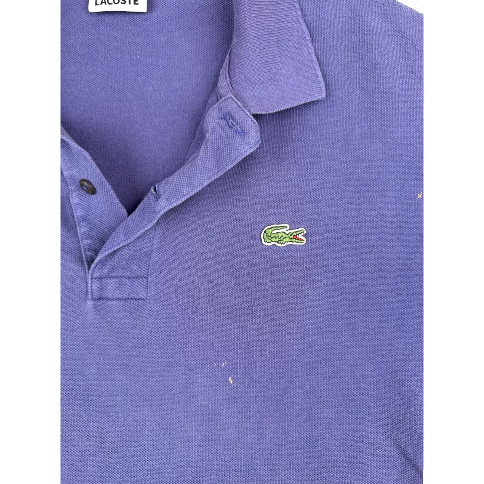 Lacoste Lacoste Polo Shirt Men 5 Blue Short Sleeve Slim Fit 100% Cotton Croc Logo Size US S / EU 44-46 / 1 - 6 Thumbnail
