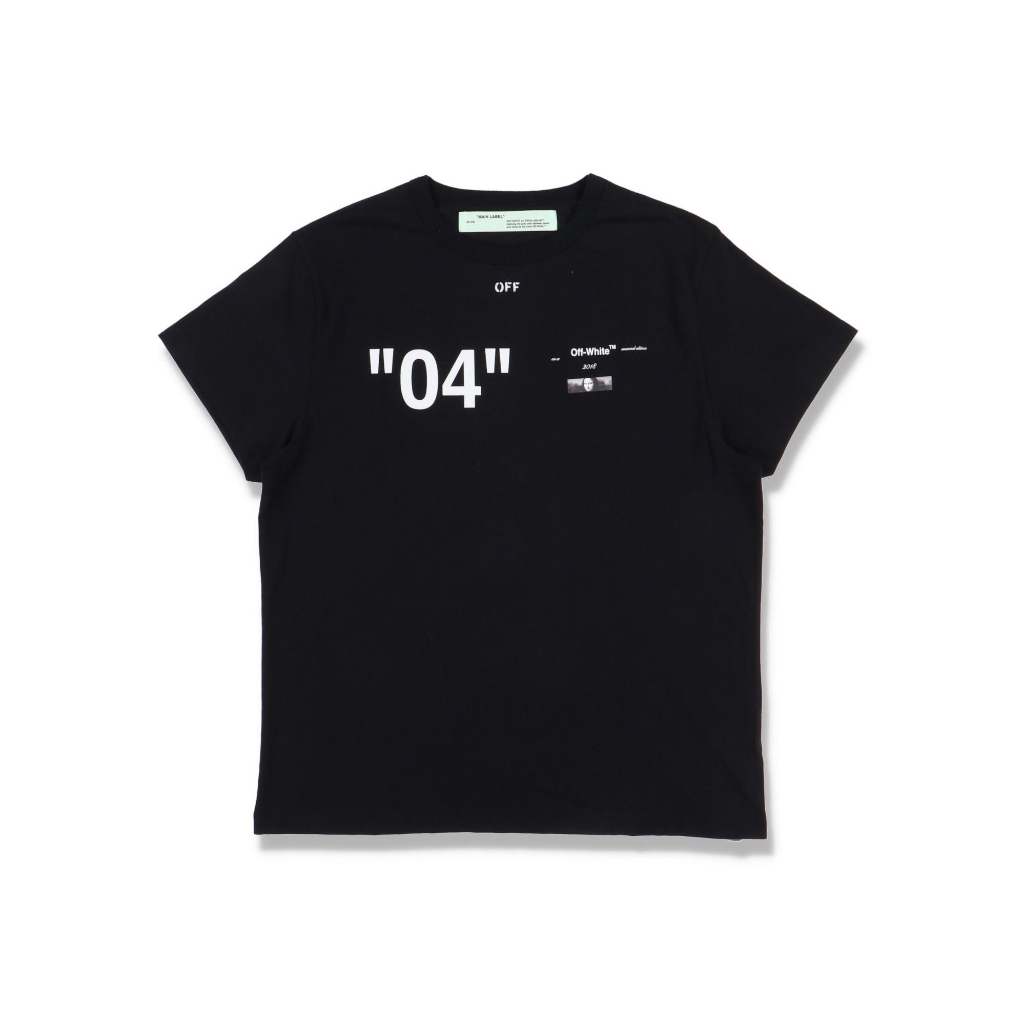 Off-White Black Mona Lisa "For All" Oversized T-Shirt Size S / US 4 / IT 40 - 4 Thumbnail
