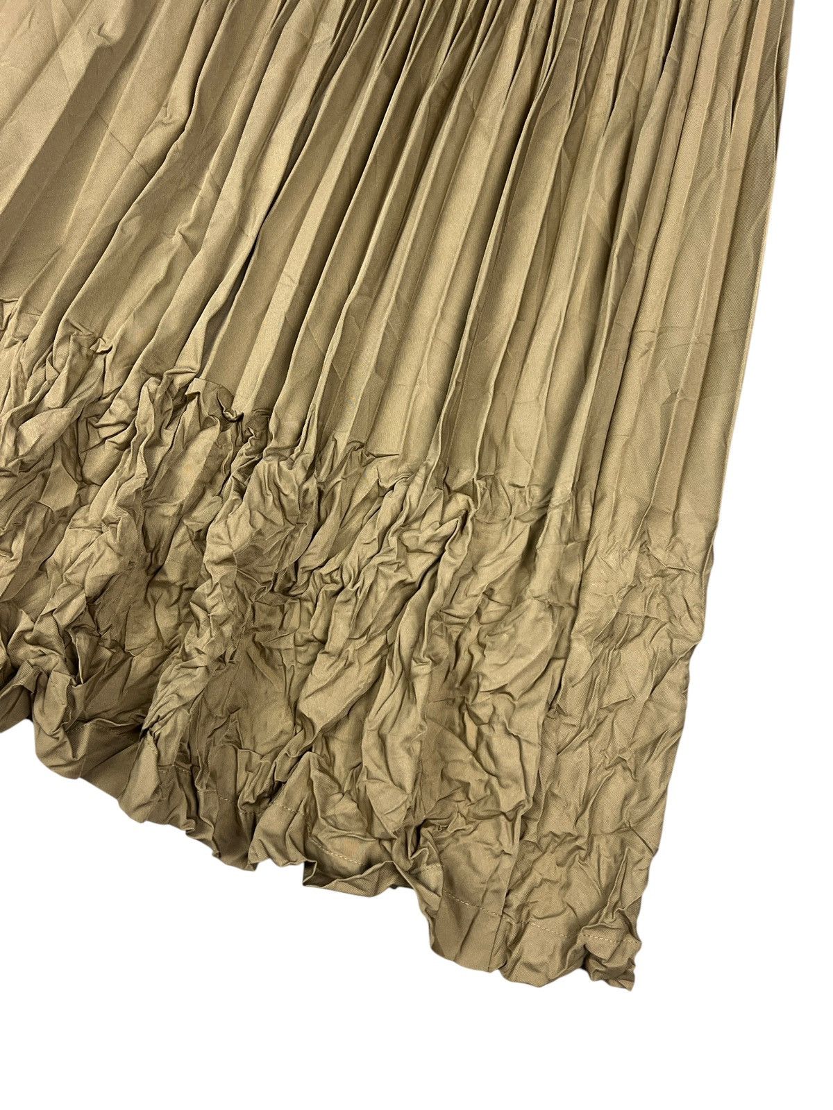 Issey Miyake Ne-Net Pleated Wrinkles Maxi Skirt Size 29" - 7 Thumbnail