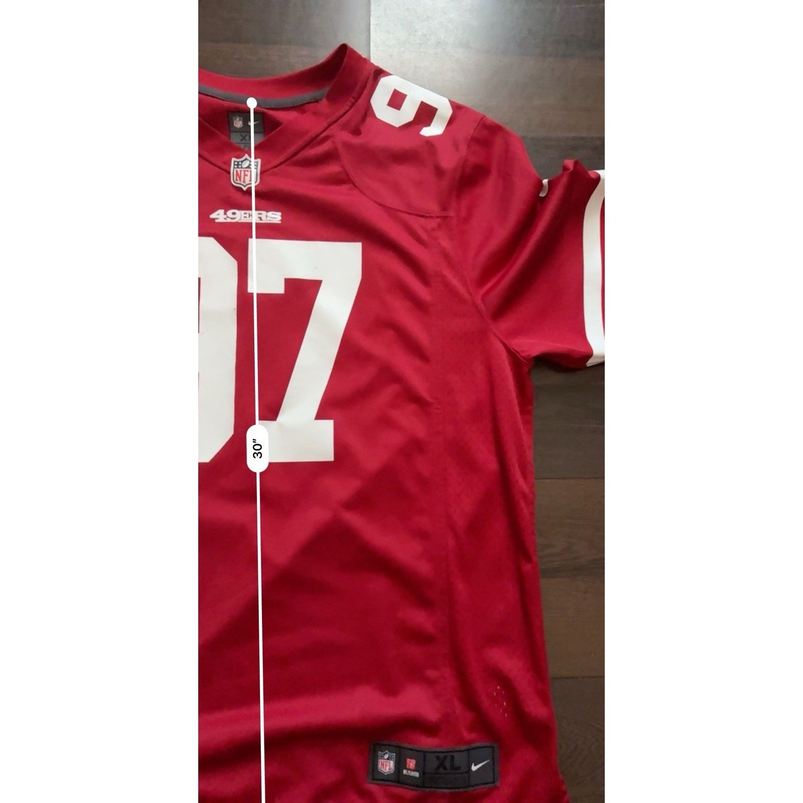 Nike Nike San Francisco 49ers 2021 Bosa Men’s Game Jersey Sz XL Size US XL / EU 56 / 4 - 9 Thumbnail